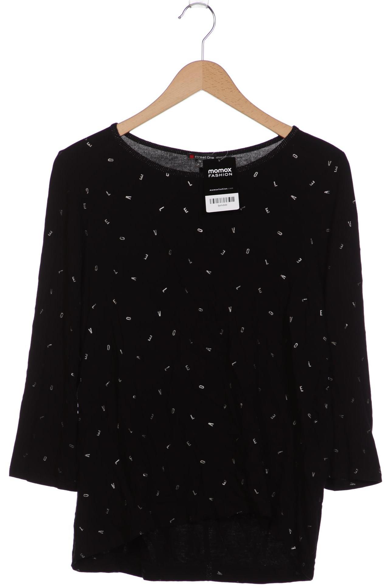 

Street One Damen Langarmshirt, schwarz, Gr. 42