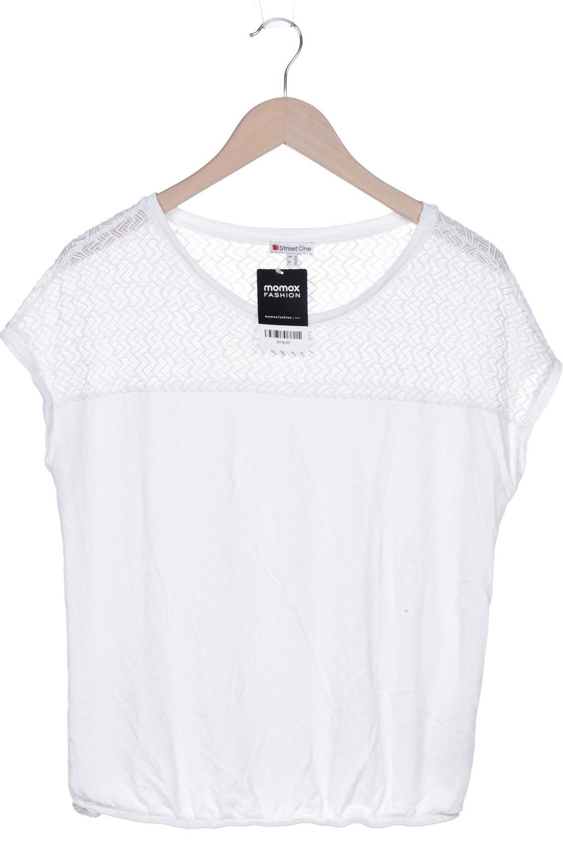

Street One Damen T-Shirt, weiß, Gr. 36
