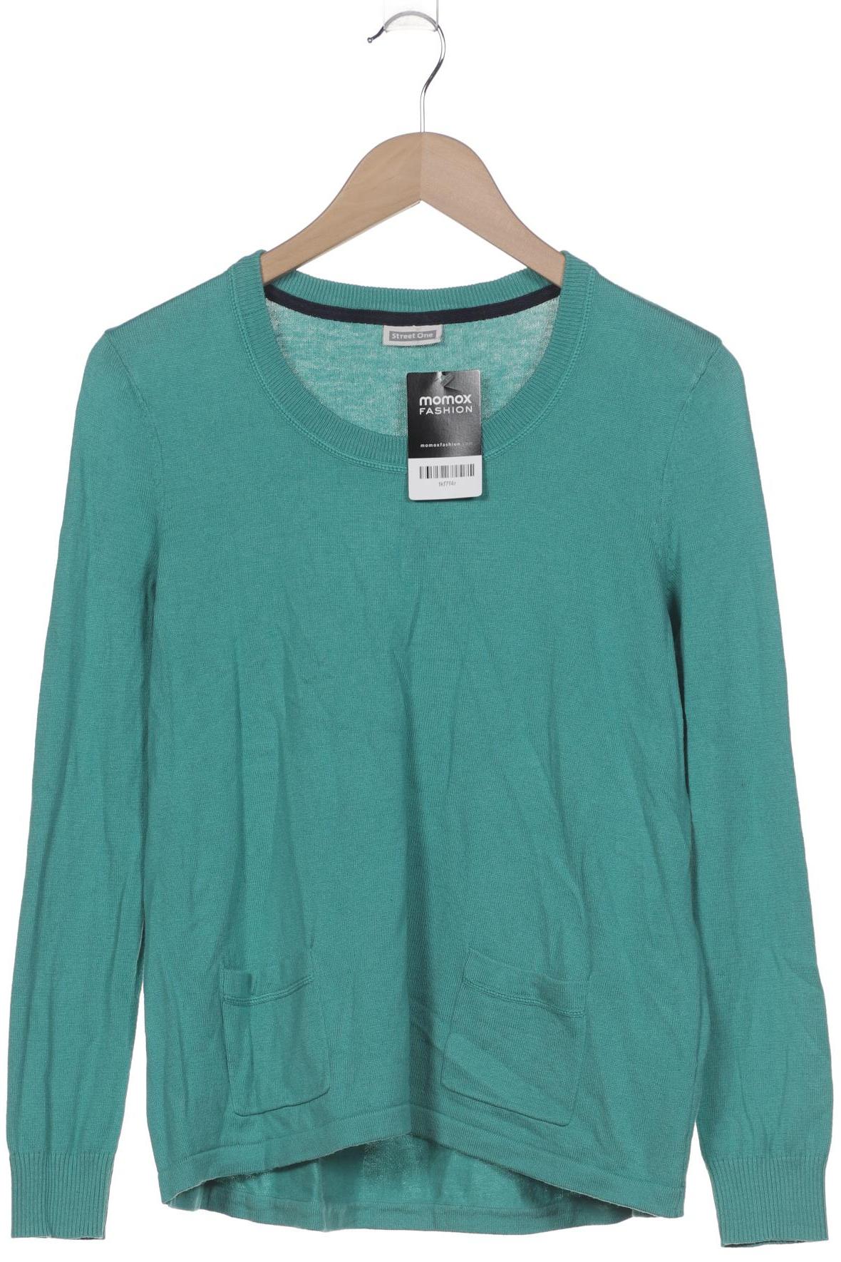 

Street One Damen Pullover, türkis, Gr. 40