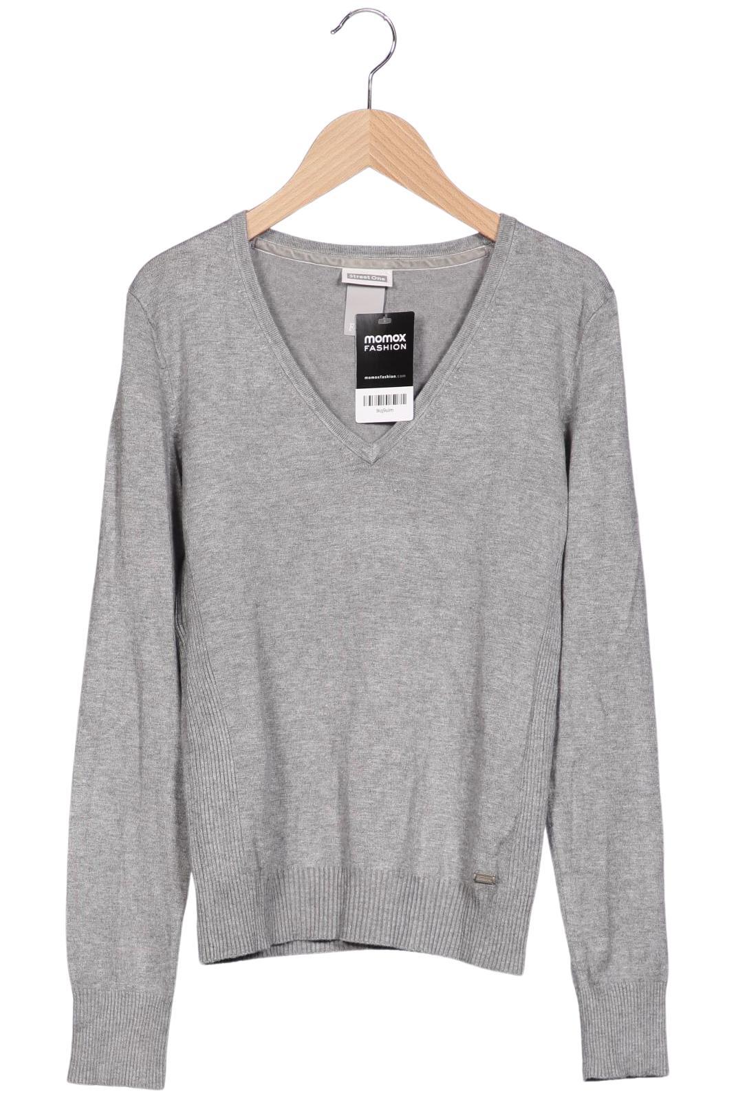 

Street One Damen Pullover, grau, Gr. 38