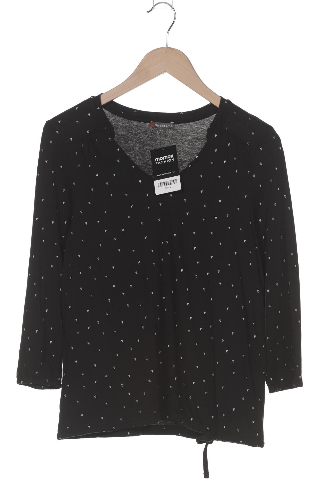 

Street One Damen Langarmshirt, schwarz, Gr. 38