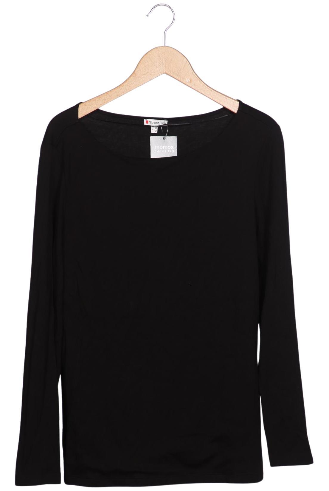 

Street One Damen Langarmshirt, schwarz, Gr. 44