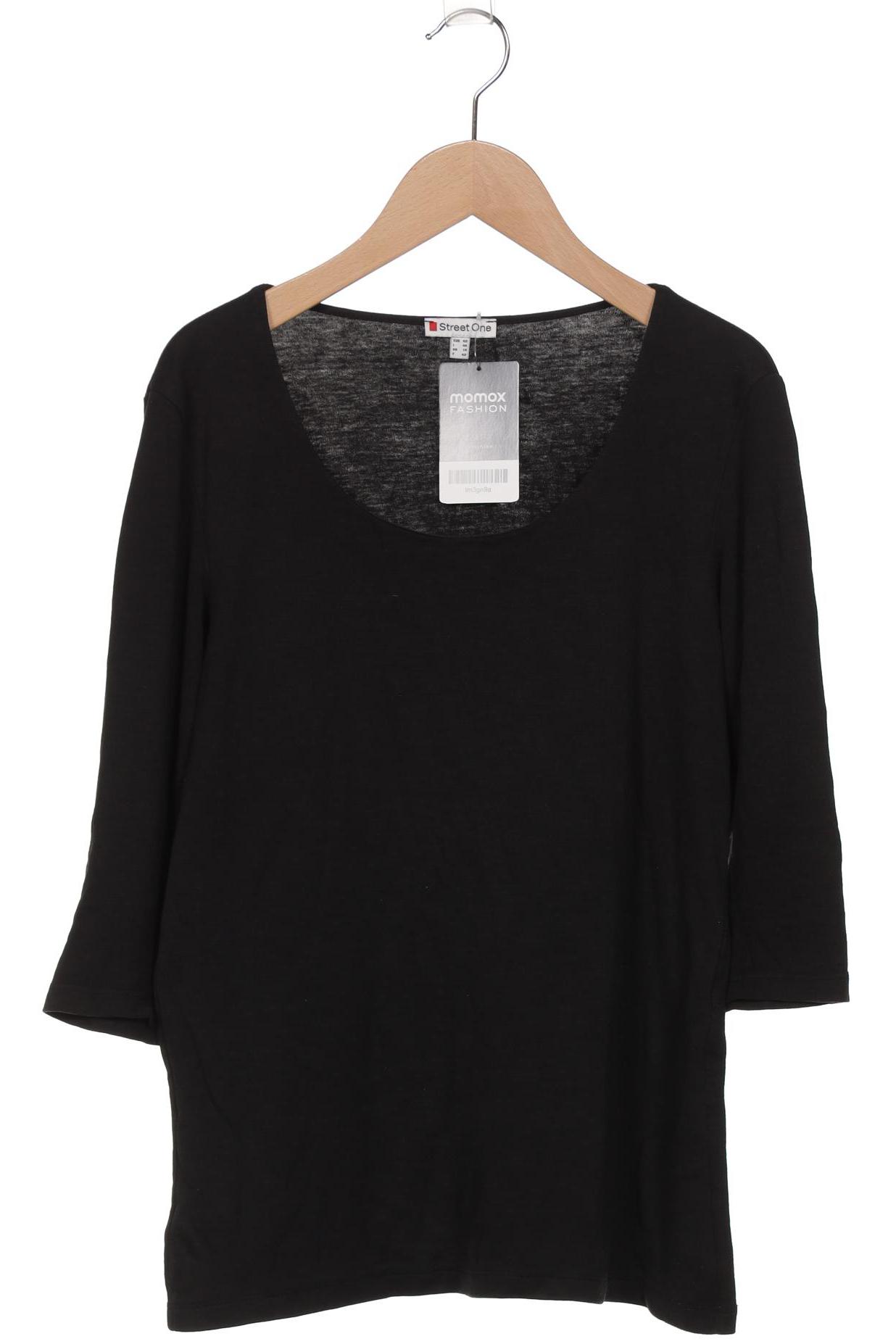 

Street One Damen Langarmshirt, schwarz, Gr. 40