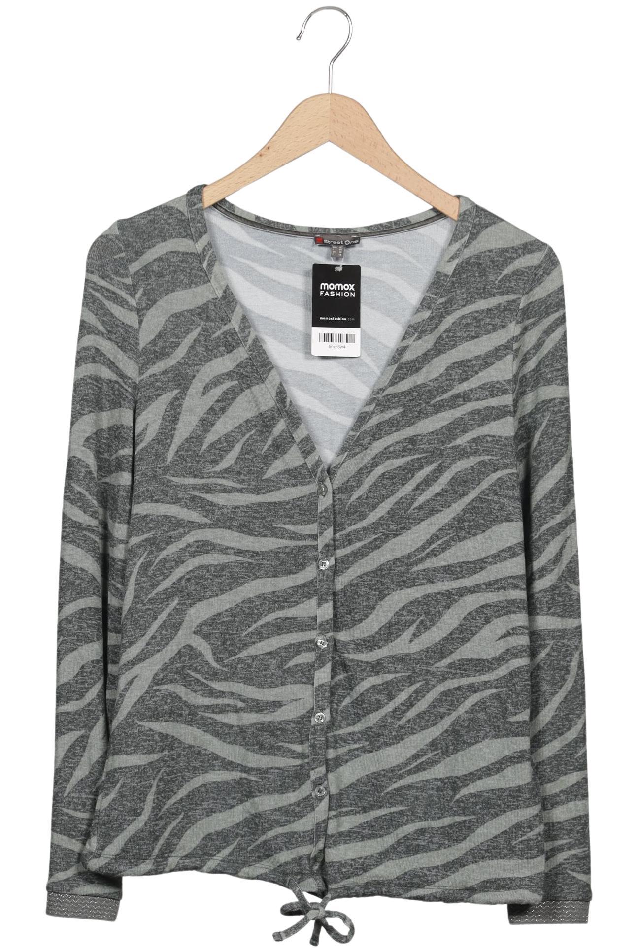 

Street One Damen Strickjacke, grau, Gr. 36