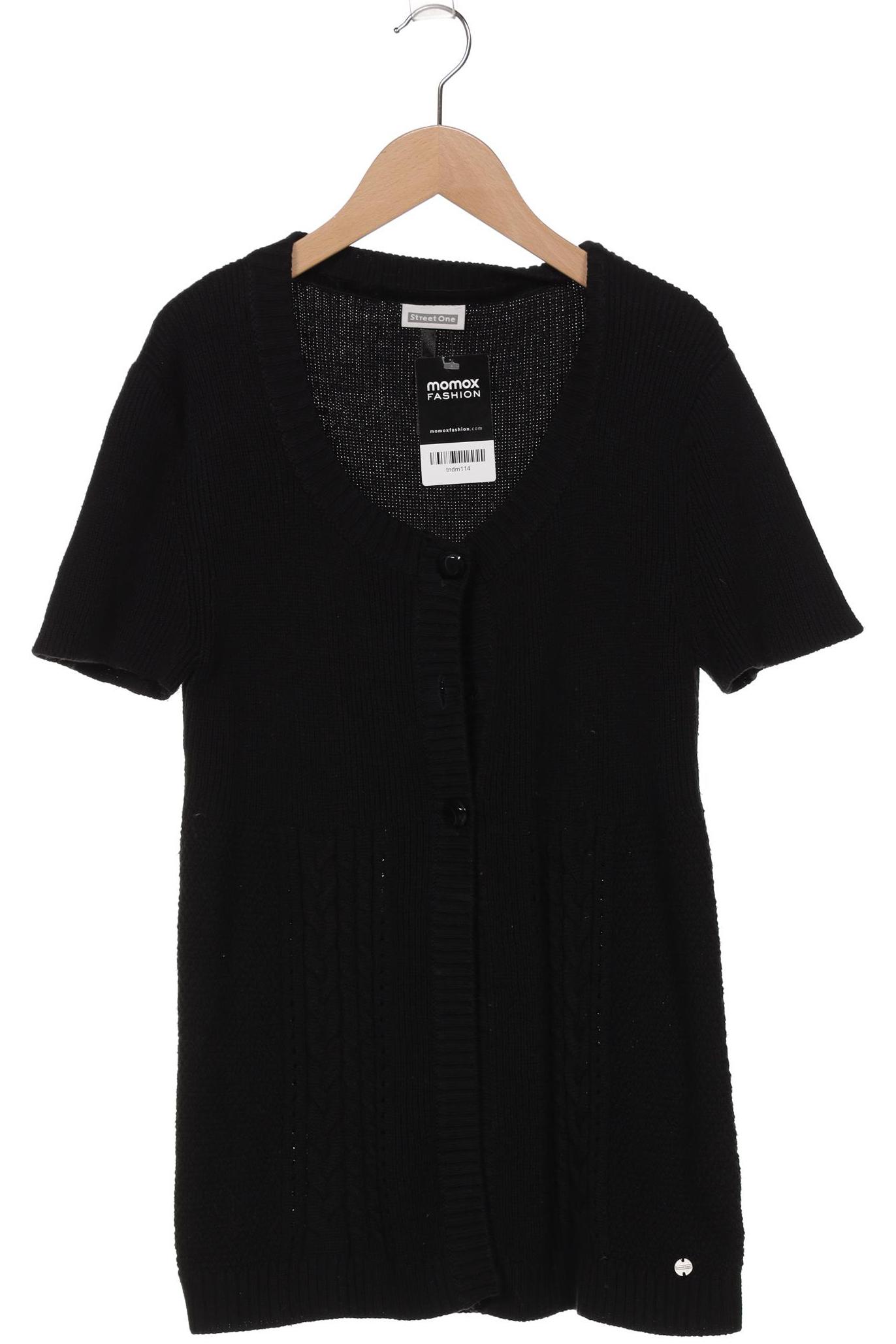 

Street One Damen Strickjacke, schwarz, Gr. 42