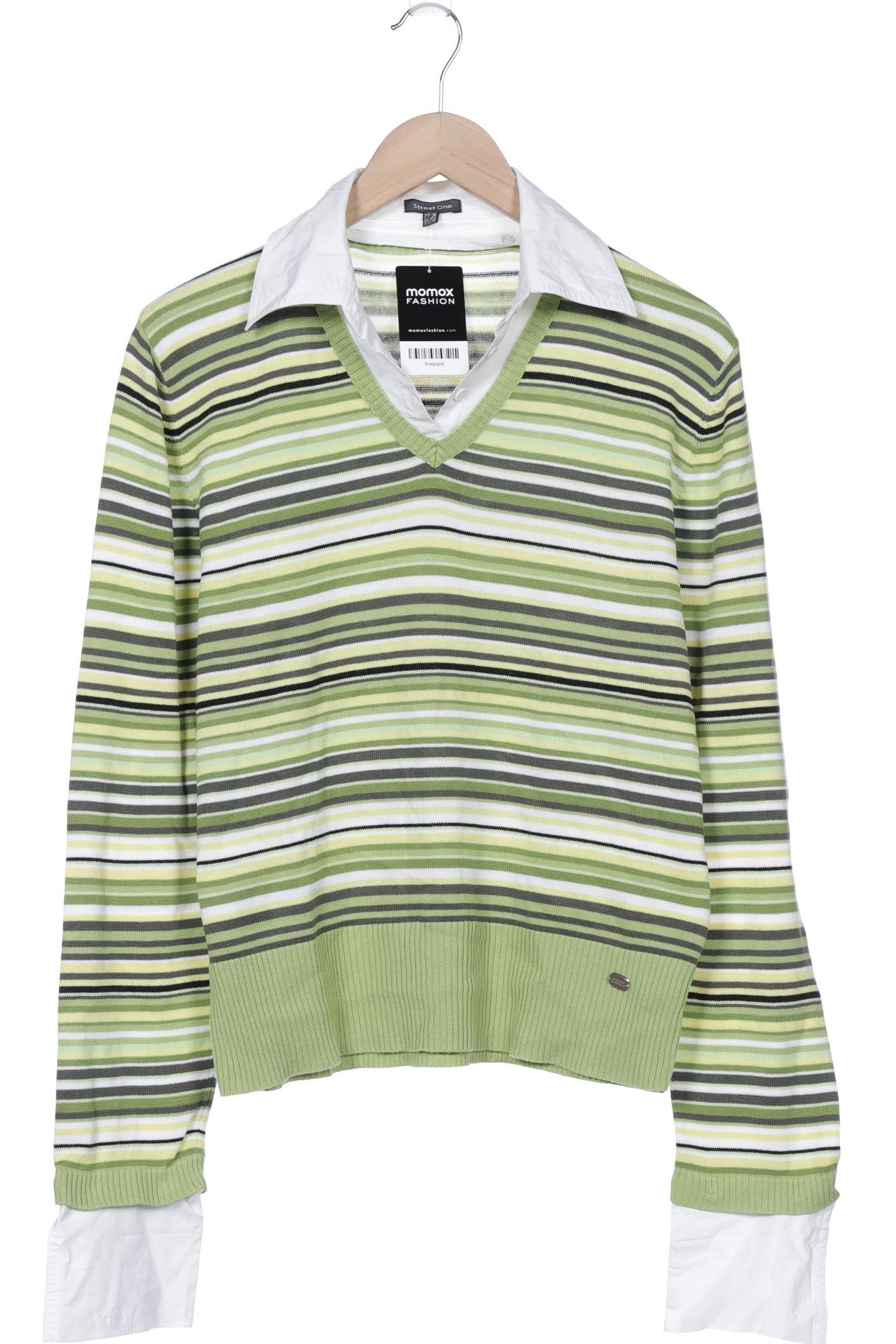 

Street One Damen Pullover, grün, Gr. 44