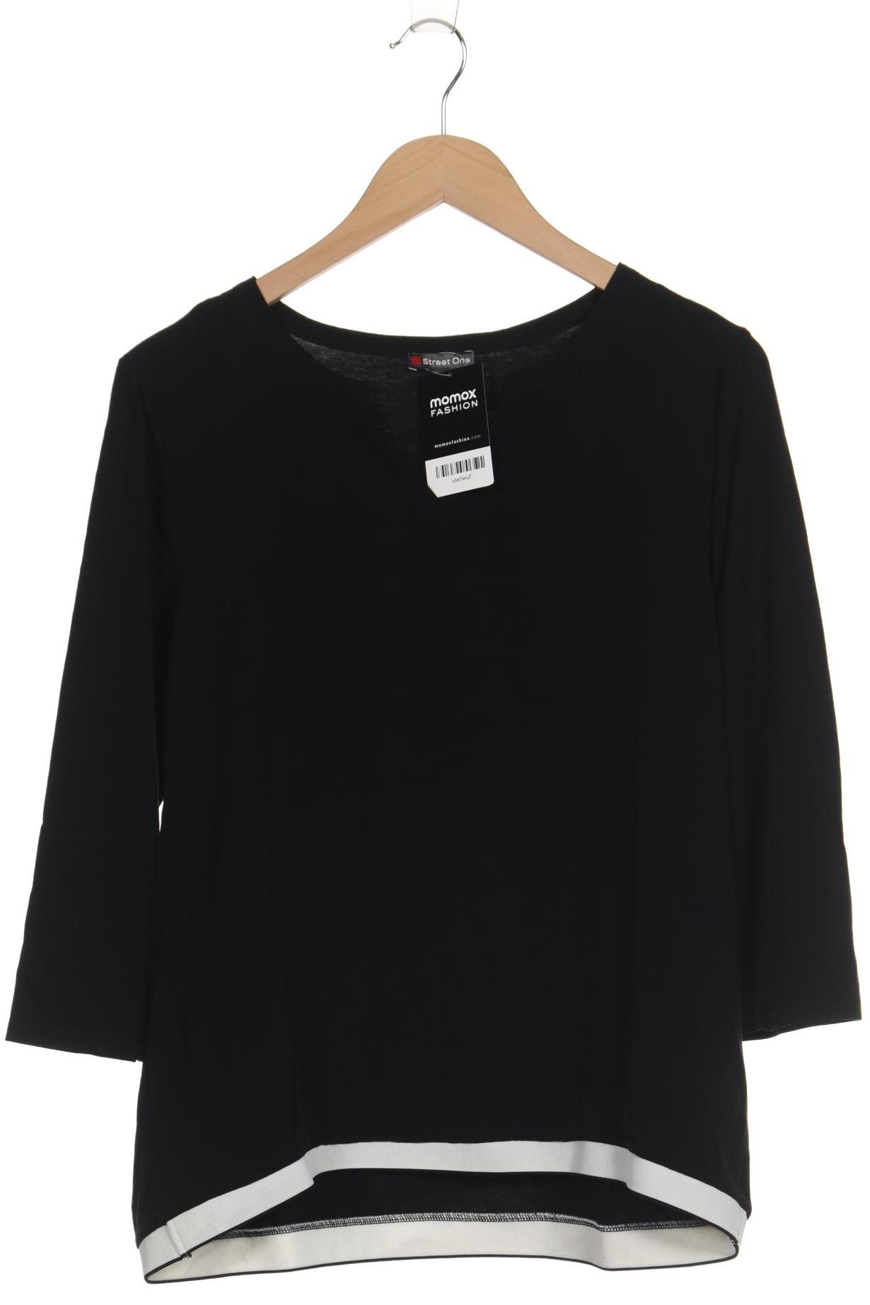 

Street One Damen Langarmshirt, schwarz, Gr. 42