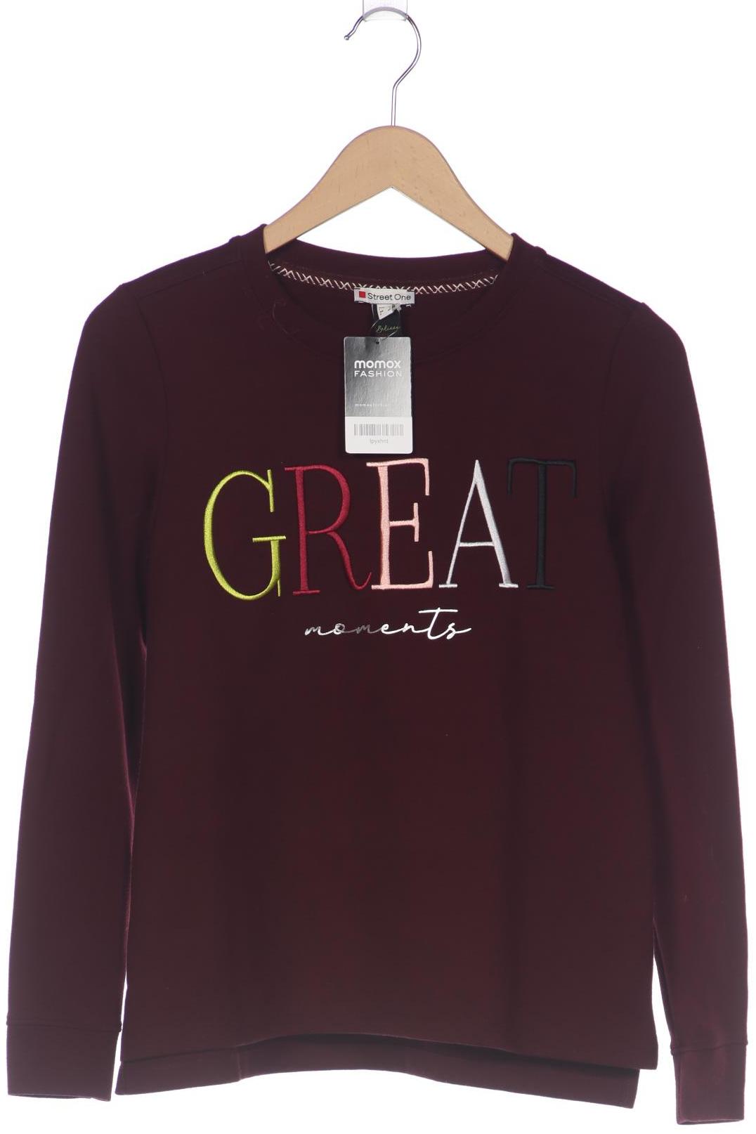 

Street One Damen Sweatshirt, bordeaux, Gr. 34