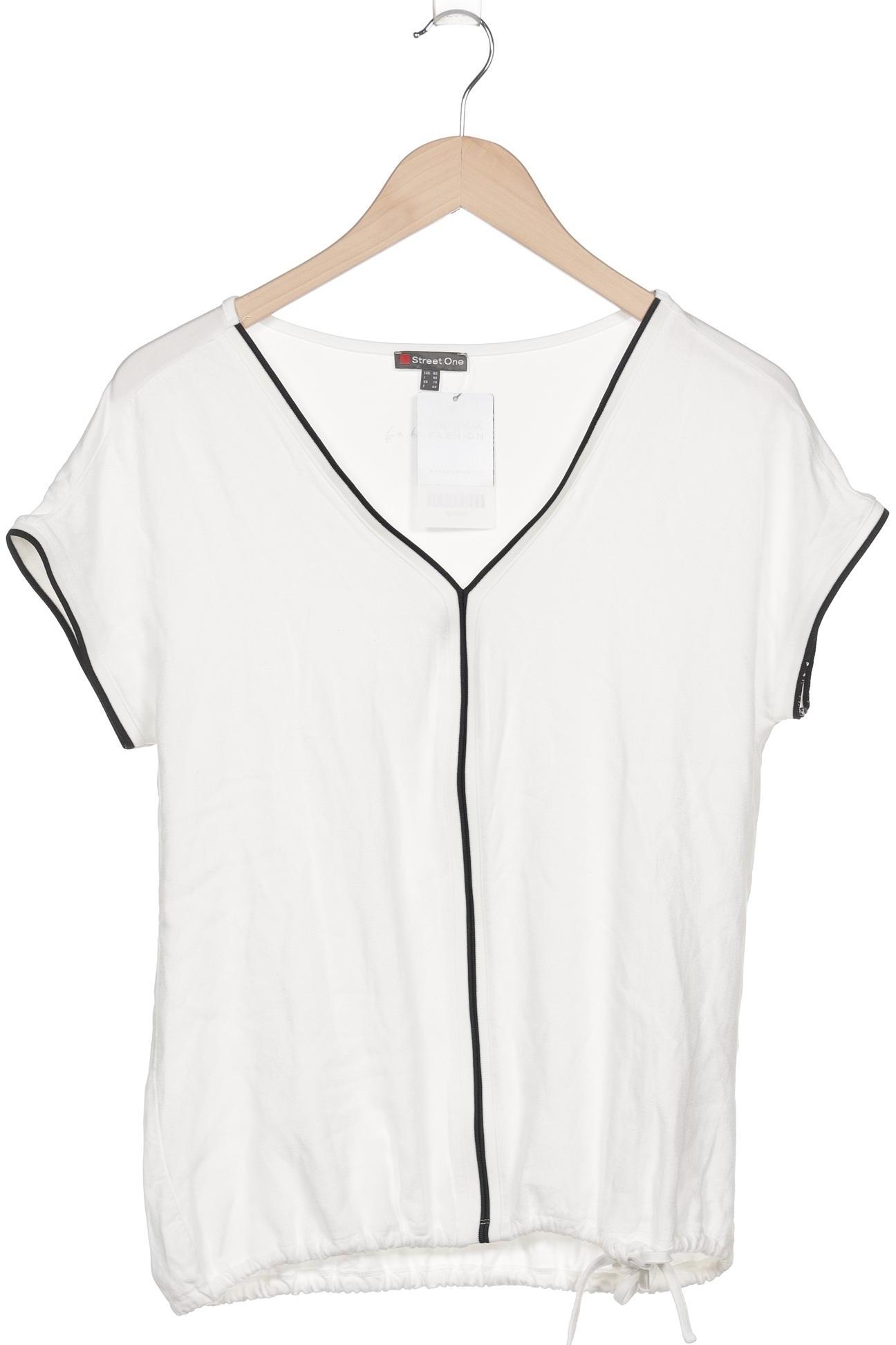

Street One Damen T-Shirt, weiß, Gr. 40