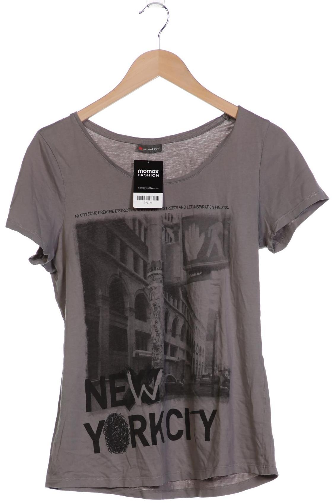 

Street One Damen T-Shirt, grau, Gr. 40