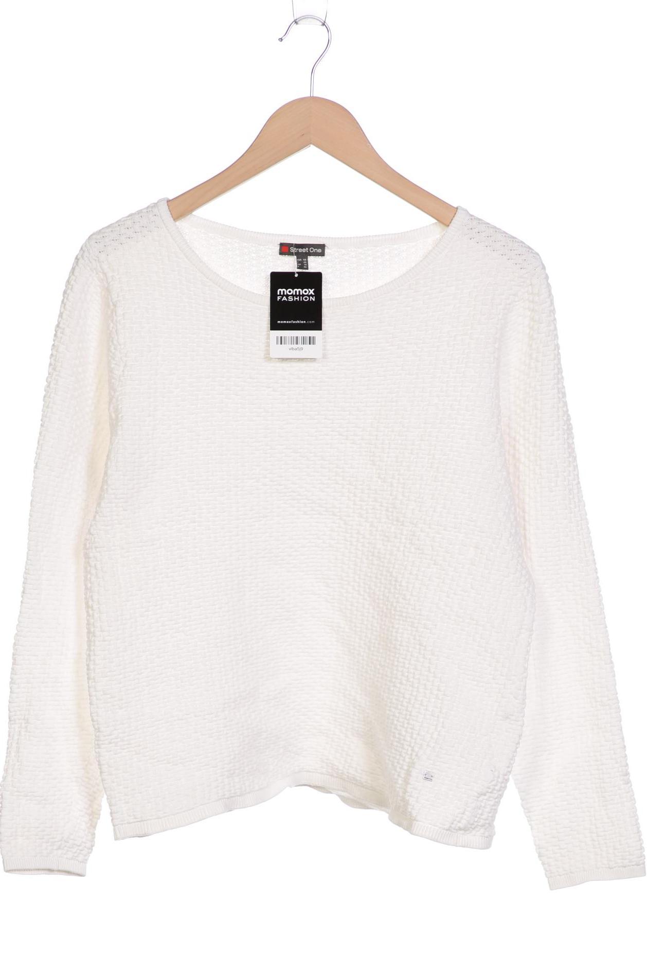 

Street One Damen Pullover, weiß, Gr. 44