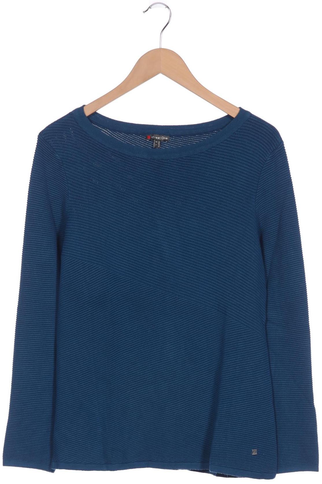 

Street One Damen Pullover, blau, Gr. 36