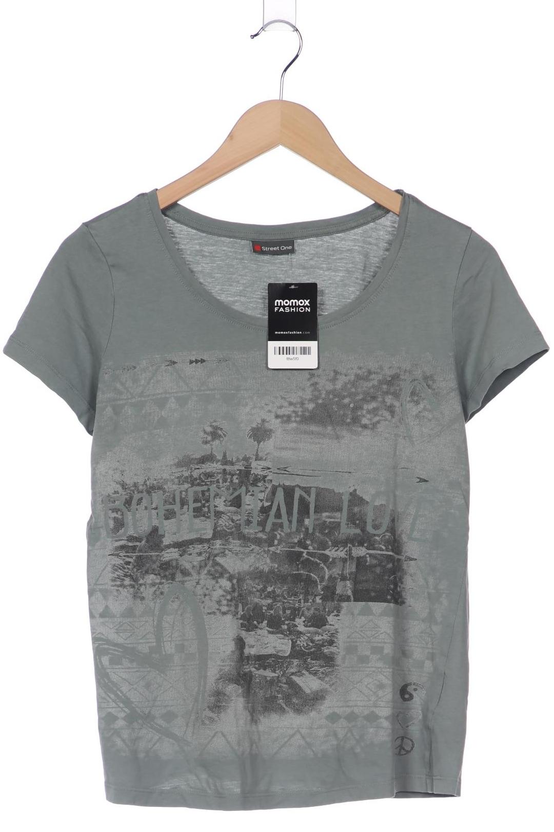 

Street One Damen T-Shirt, türkis, Gr. 40