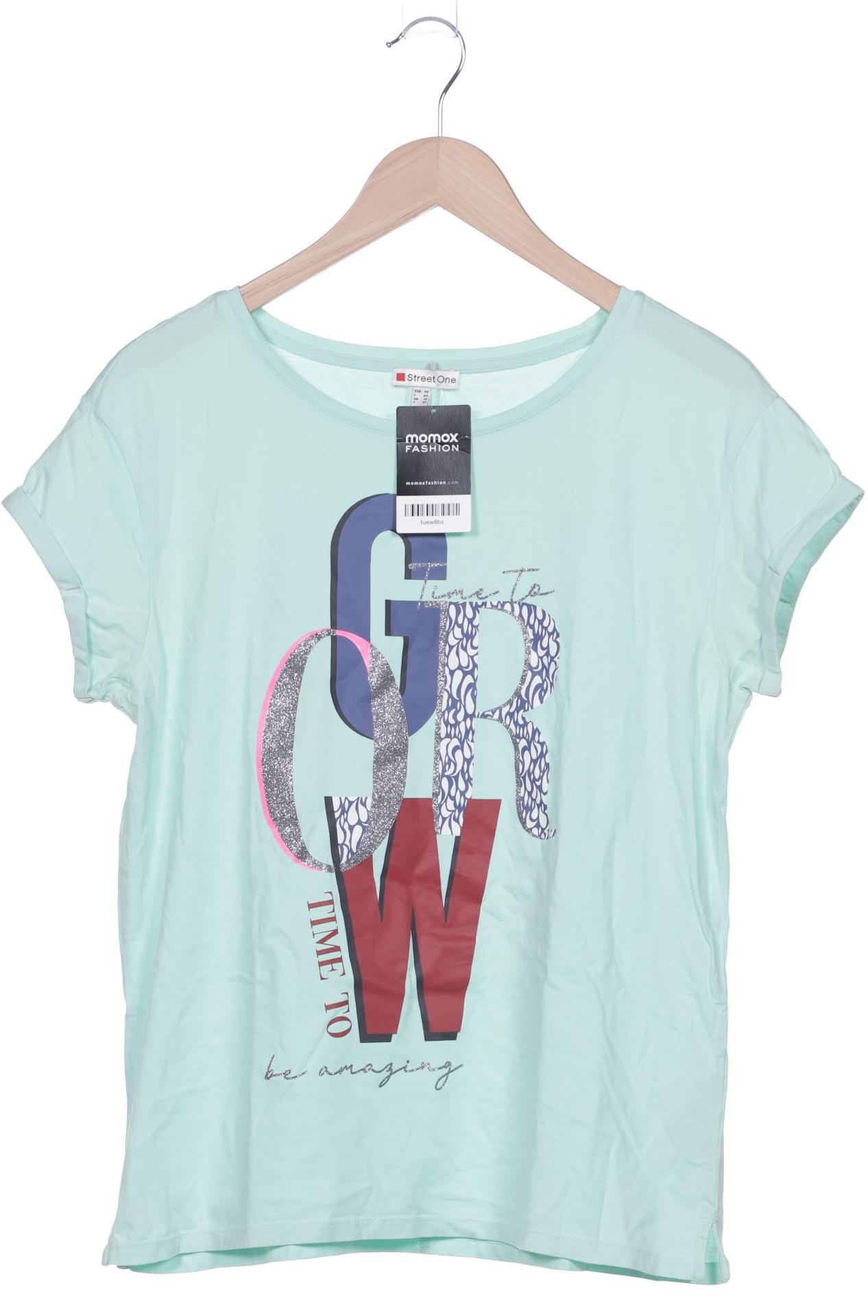 

Street One Damen T-Shirt, hellgrün, Gr. 40