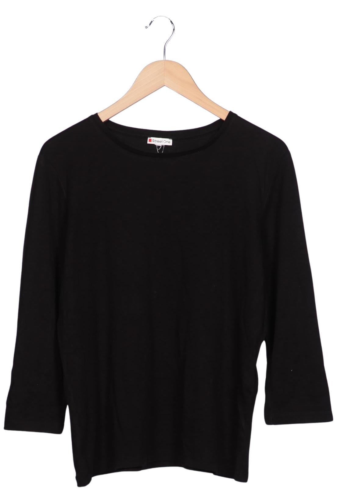 

Street One Damen Langarmshirt, schwarz, Gr. 42