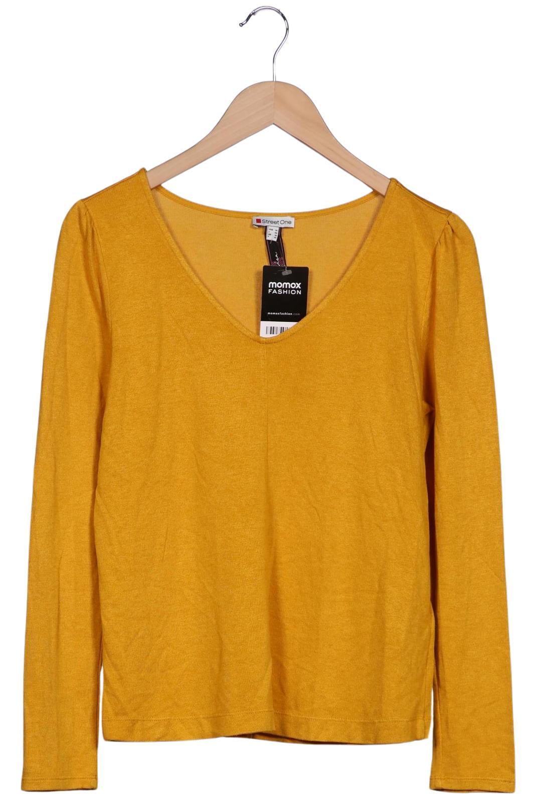 

Street One Damen Langarmshirt, gelb, Gr. 36