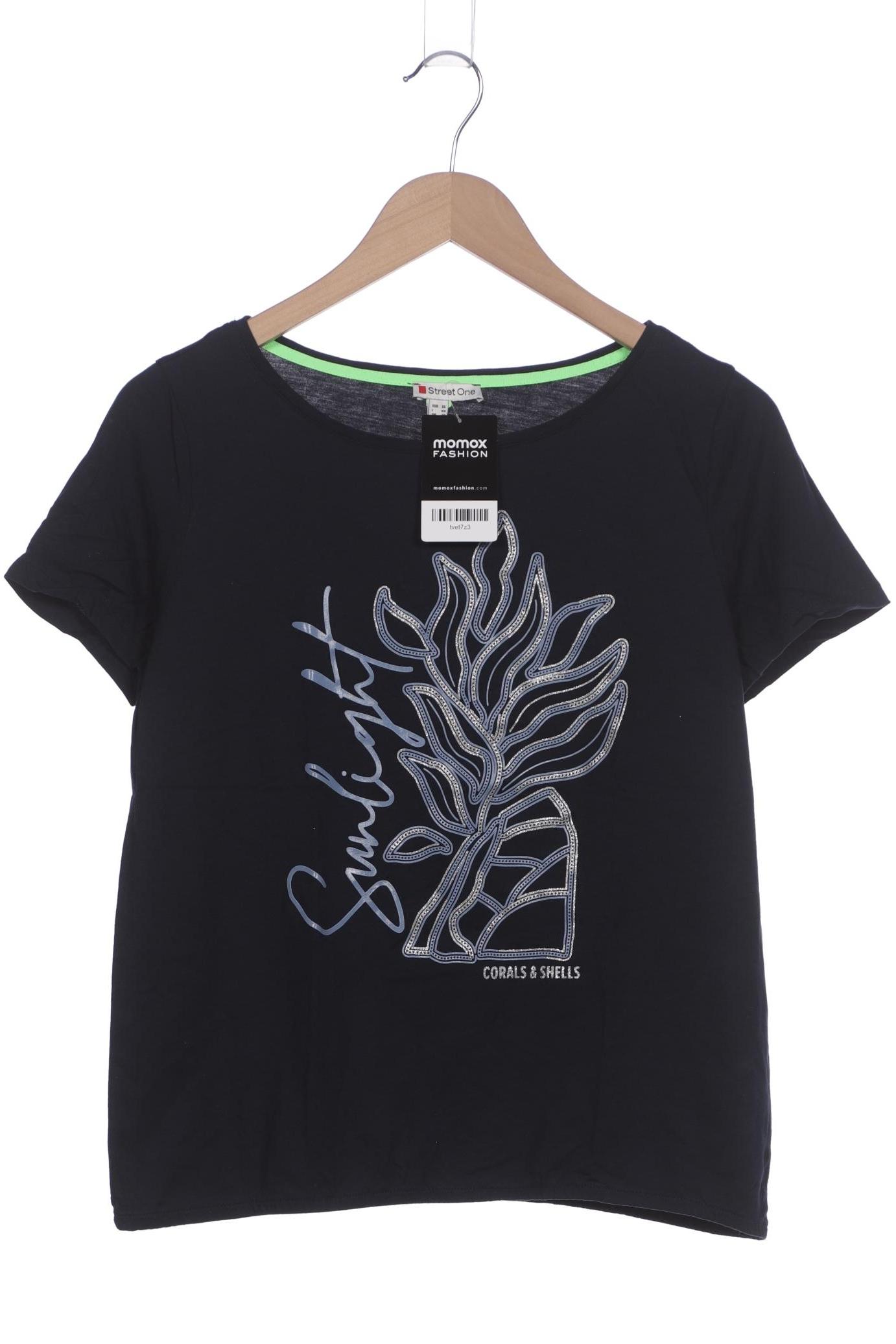 

Street One Damen T-Shirt, marineblau, Gr. 36