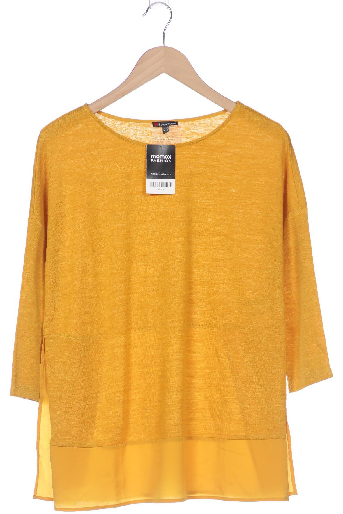 

Street One Damen Pullover, gelb, Gr. 38