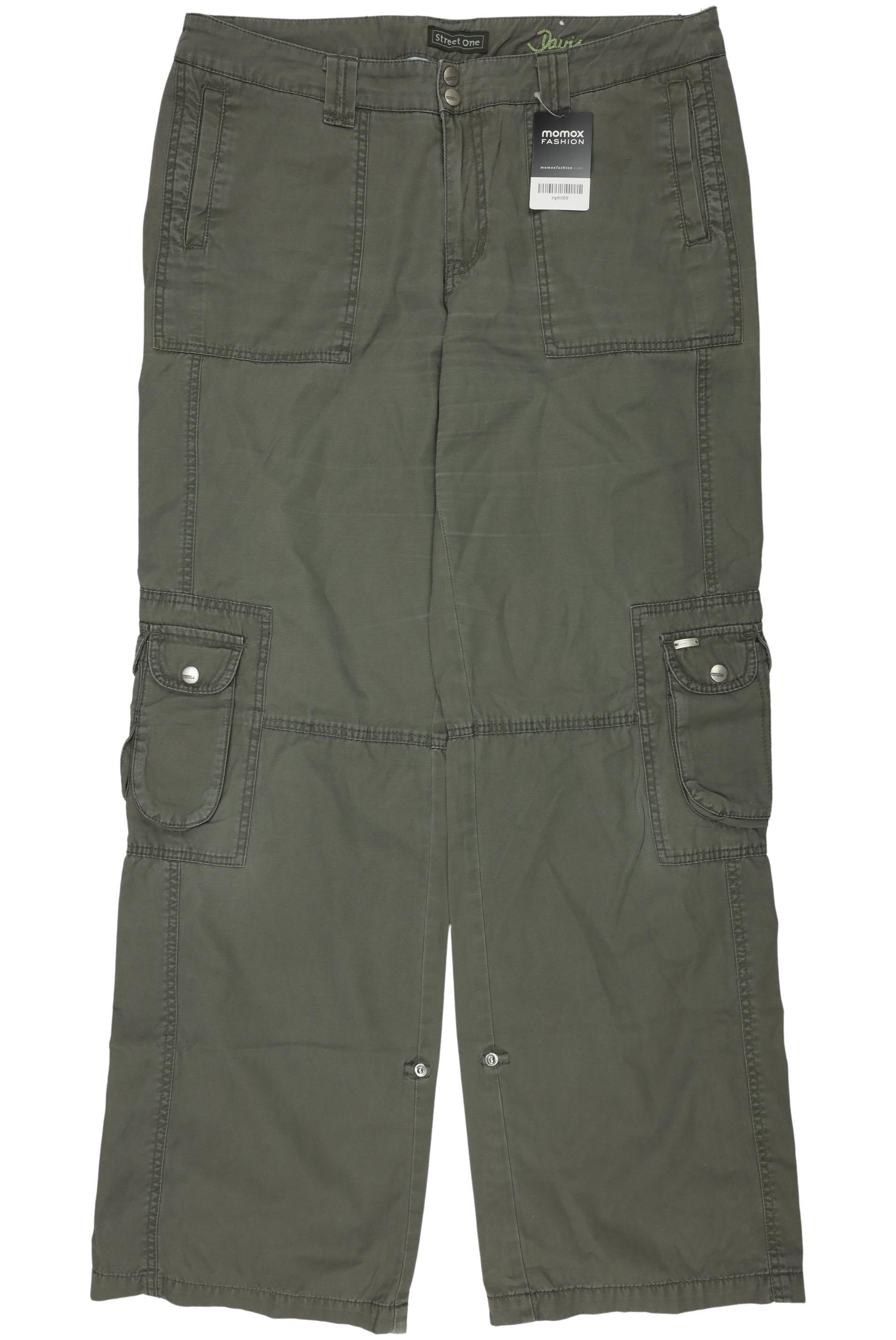 

Street One Damen Stoffhose, grün, Gr. 44