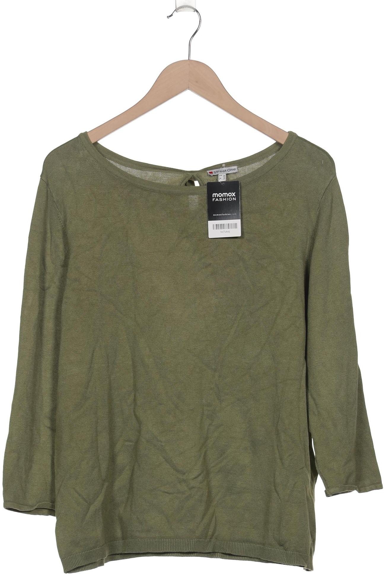 

Street One Damen Pullover, grün, Gr. 40