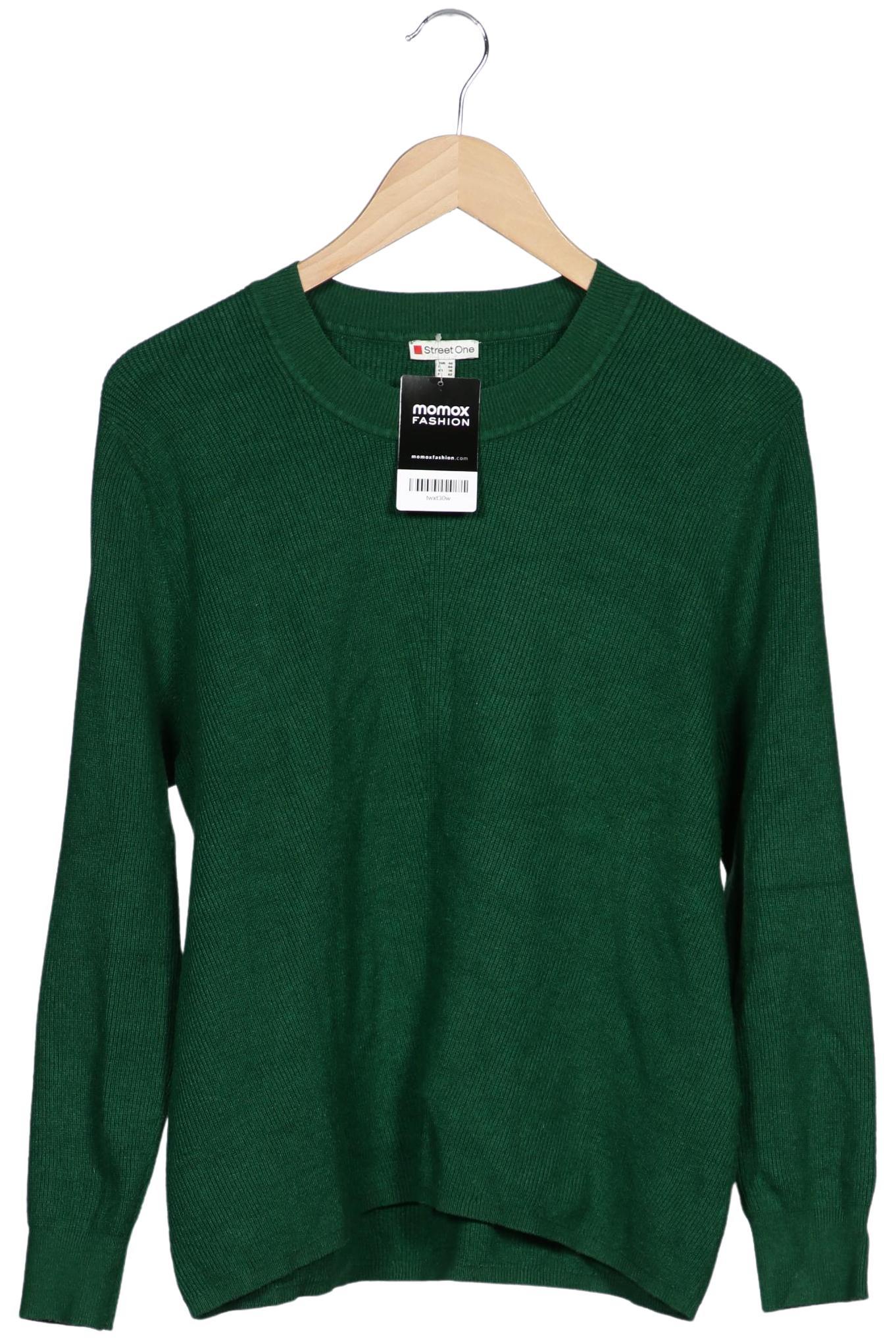 

Street One Damen Pullover, grün, Gr. 40