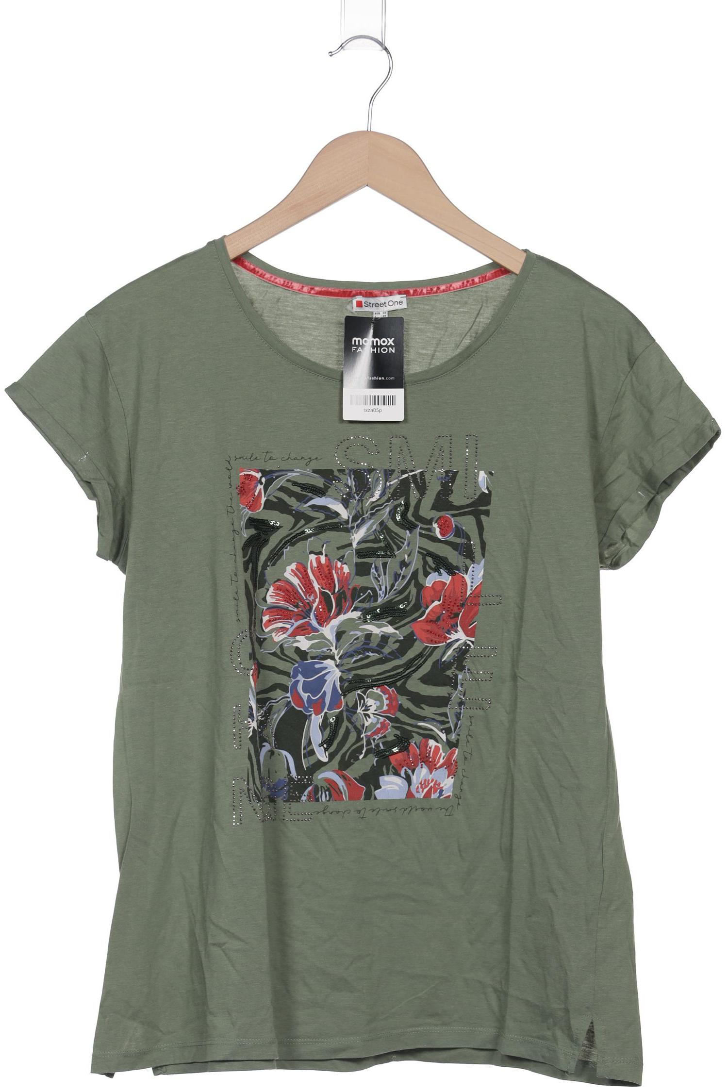 

Street One Damen T-Shirt, grün, Gr. 42