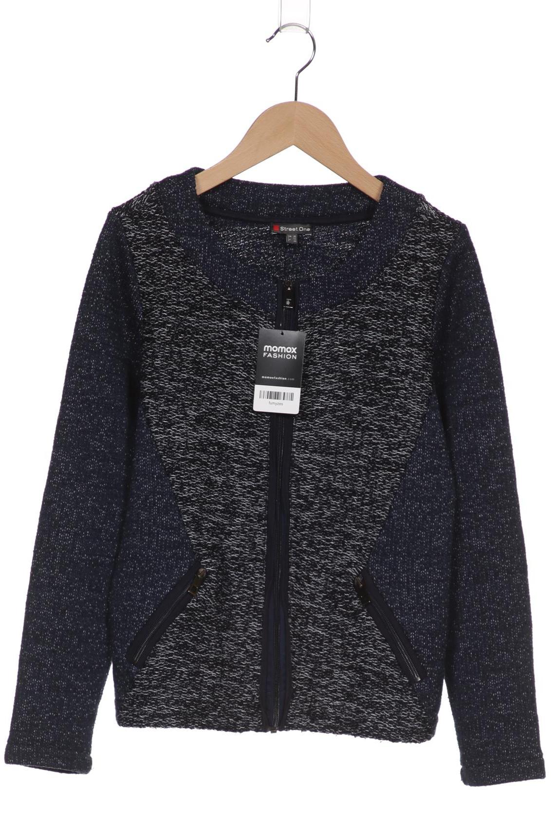 

Street One Damen Strickjacke, marineblau, Gr. 38