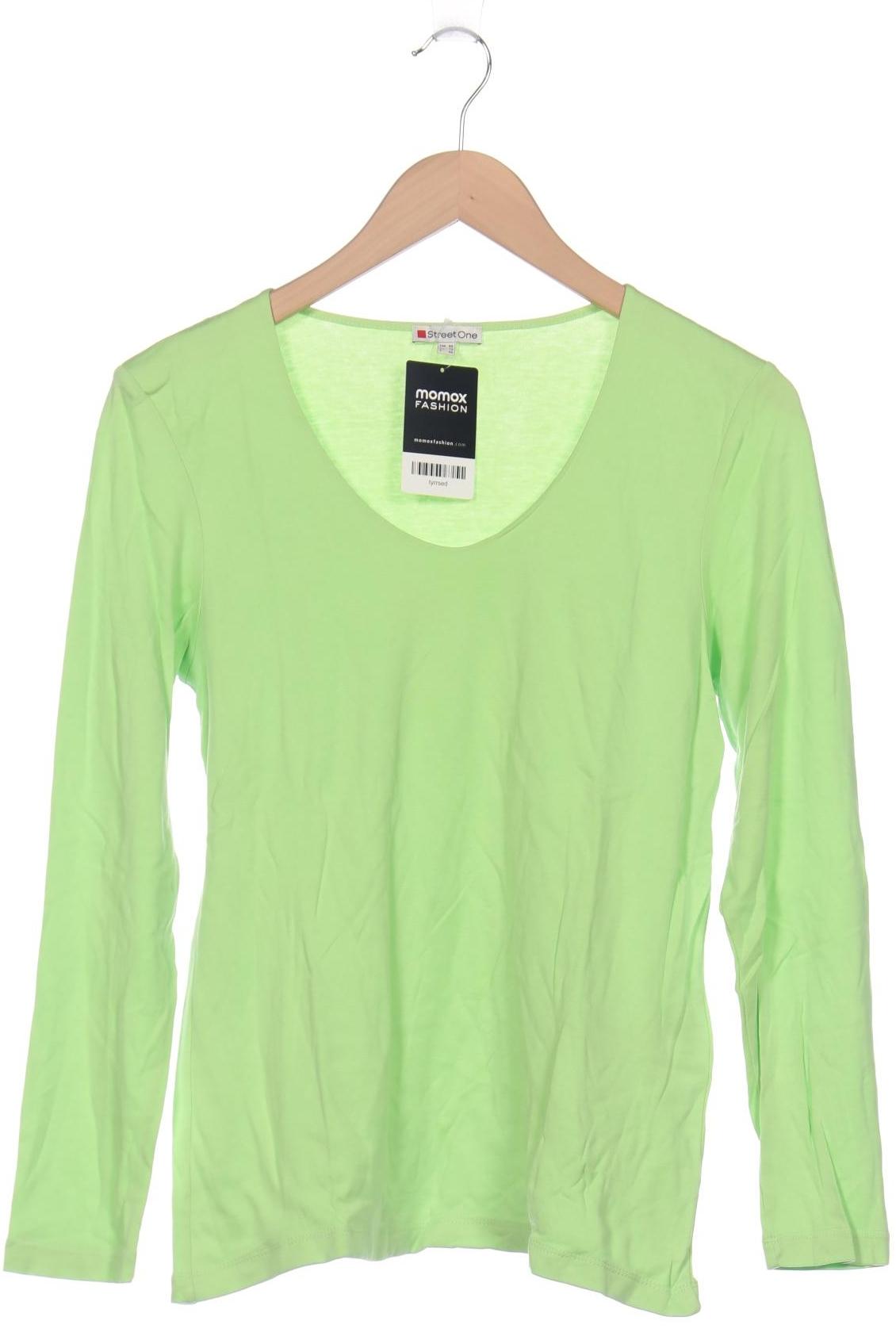 

Street One Damen Langarmshirt, hellgrün, Gr. 40