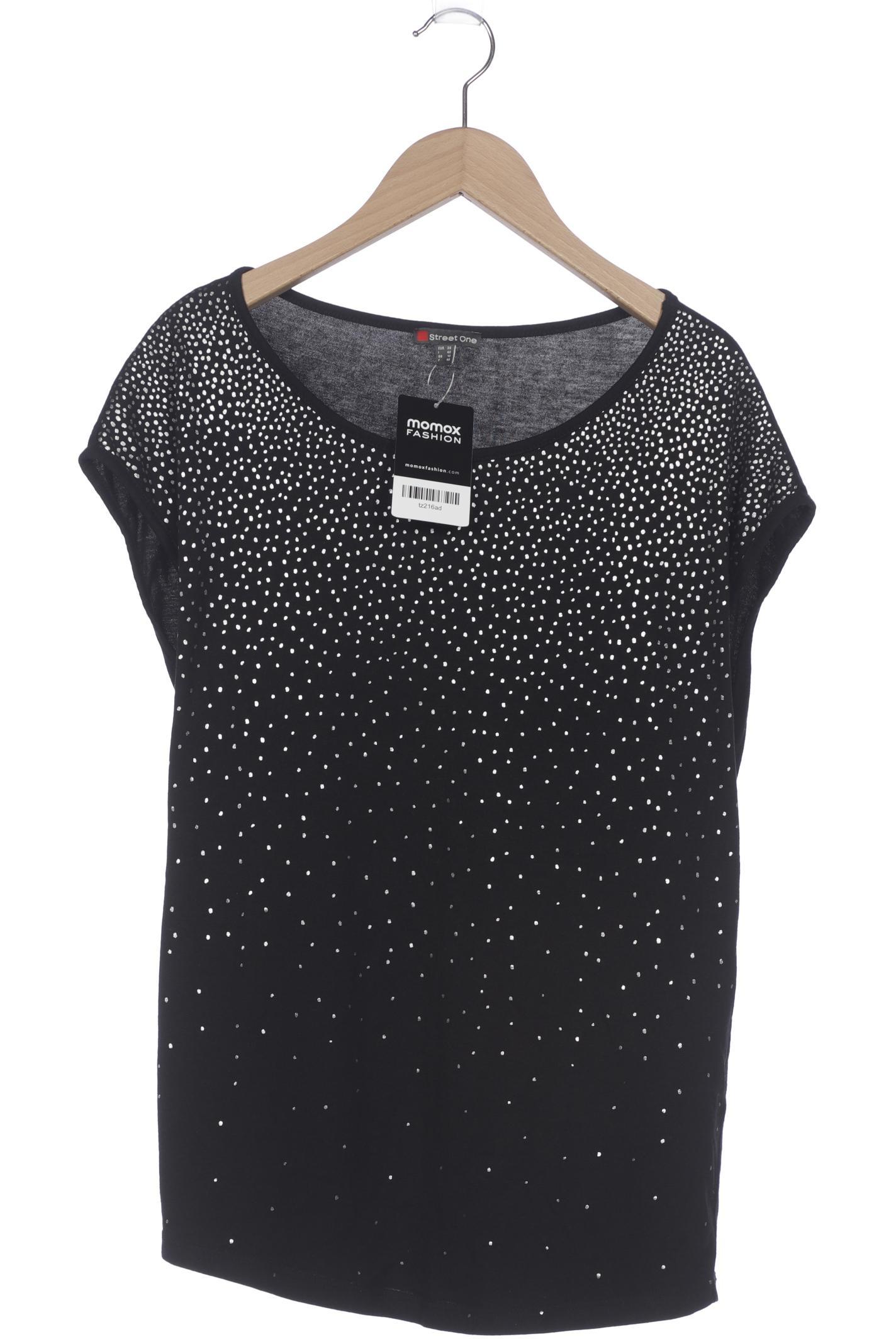 

Street One Damen T-Shirt, schwarz, Gr. 38