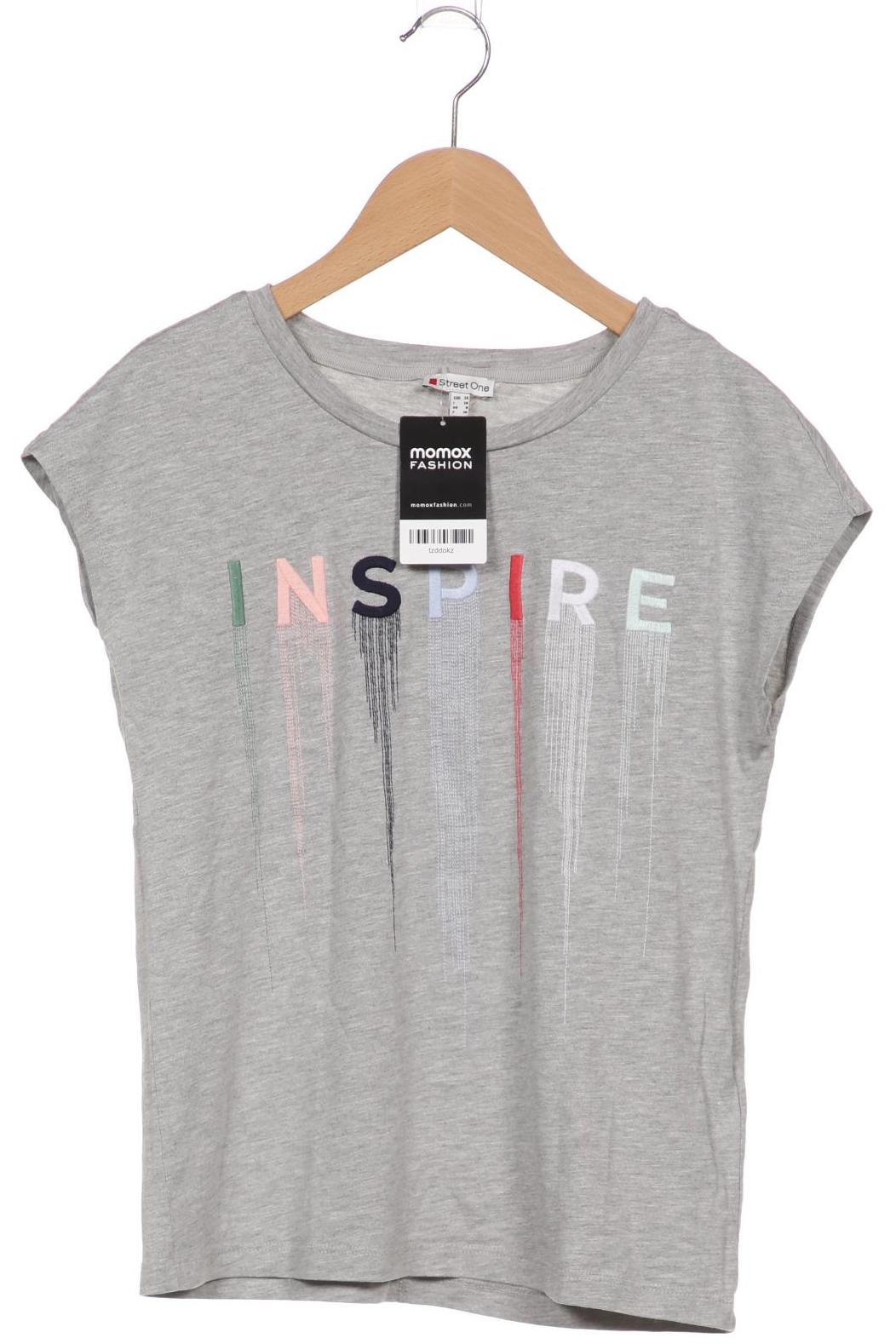 

Street One Damen T-Shirt, grau, Gr. 34