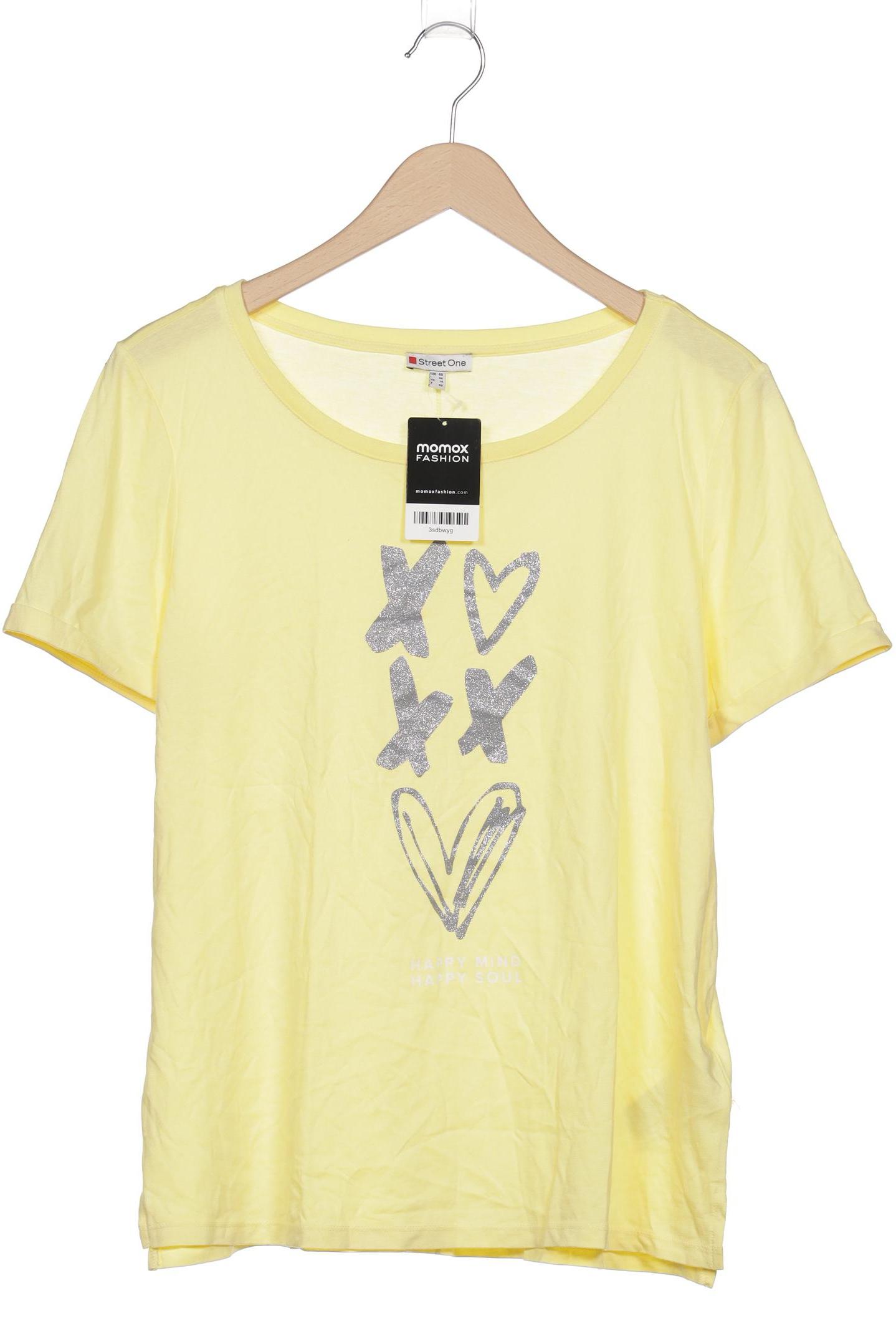 

Street One Damen T-Shirt, gelb, Gr. 40