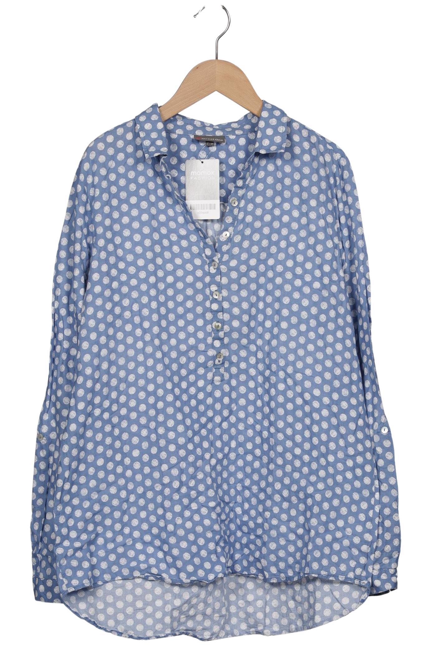 

Street One Damen Bluse, blau, Gr. 40