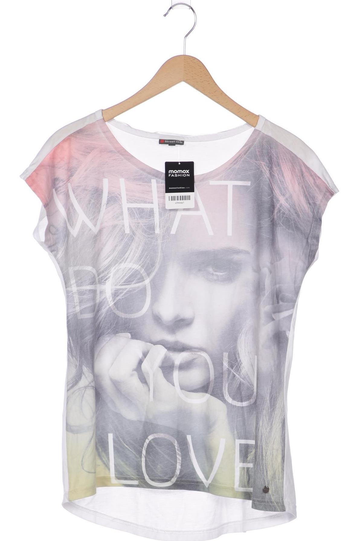 

Street One Damen T-Shirt, weiß, Gr. 40