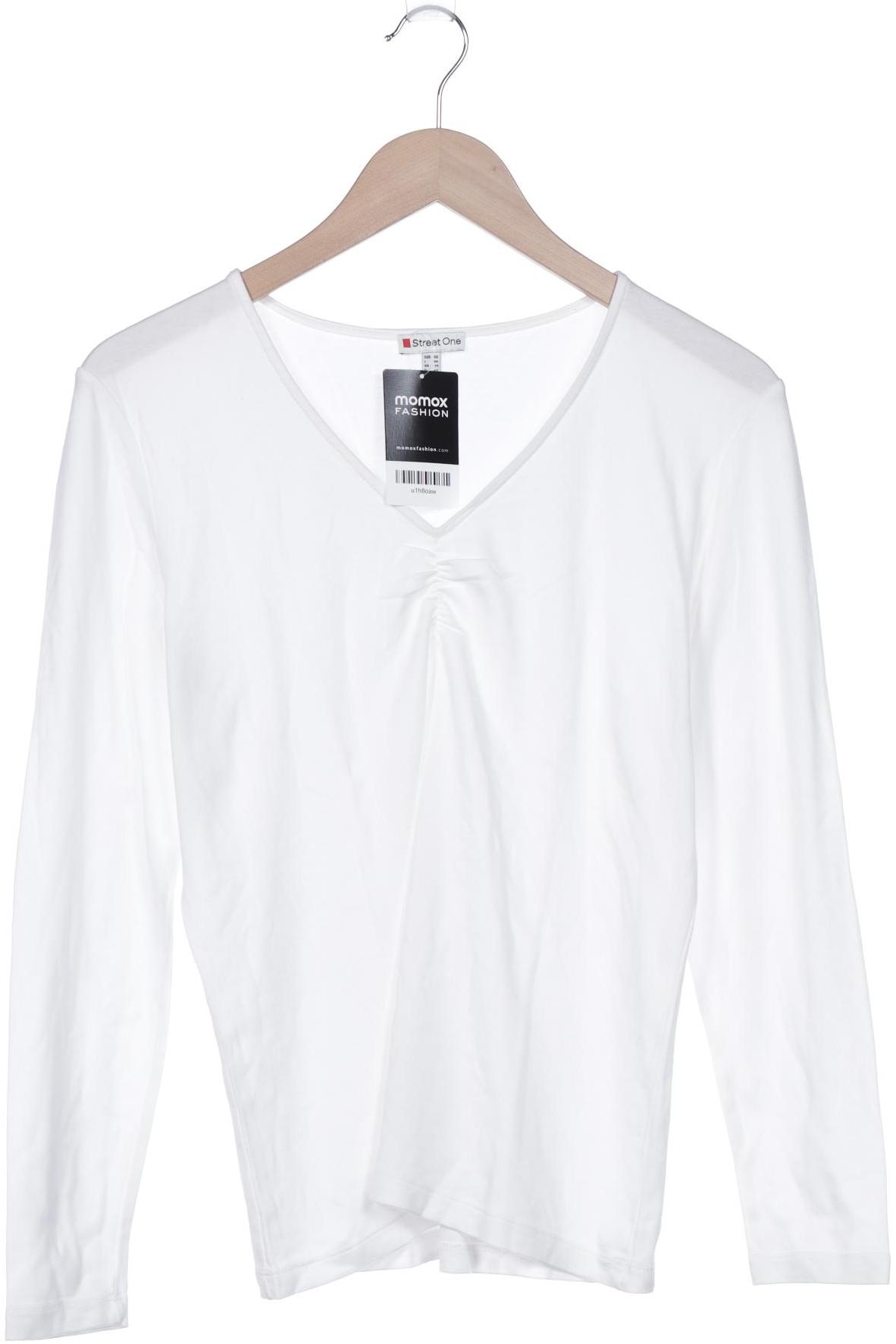 

Street One Damen Langarmshirt, weiß, Gr. 40