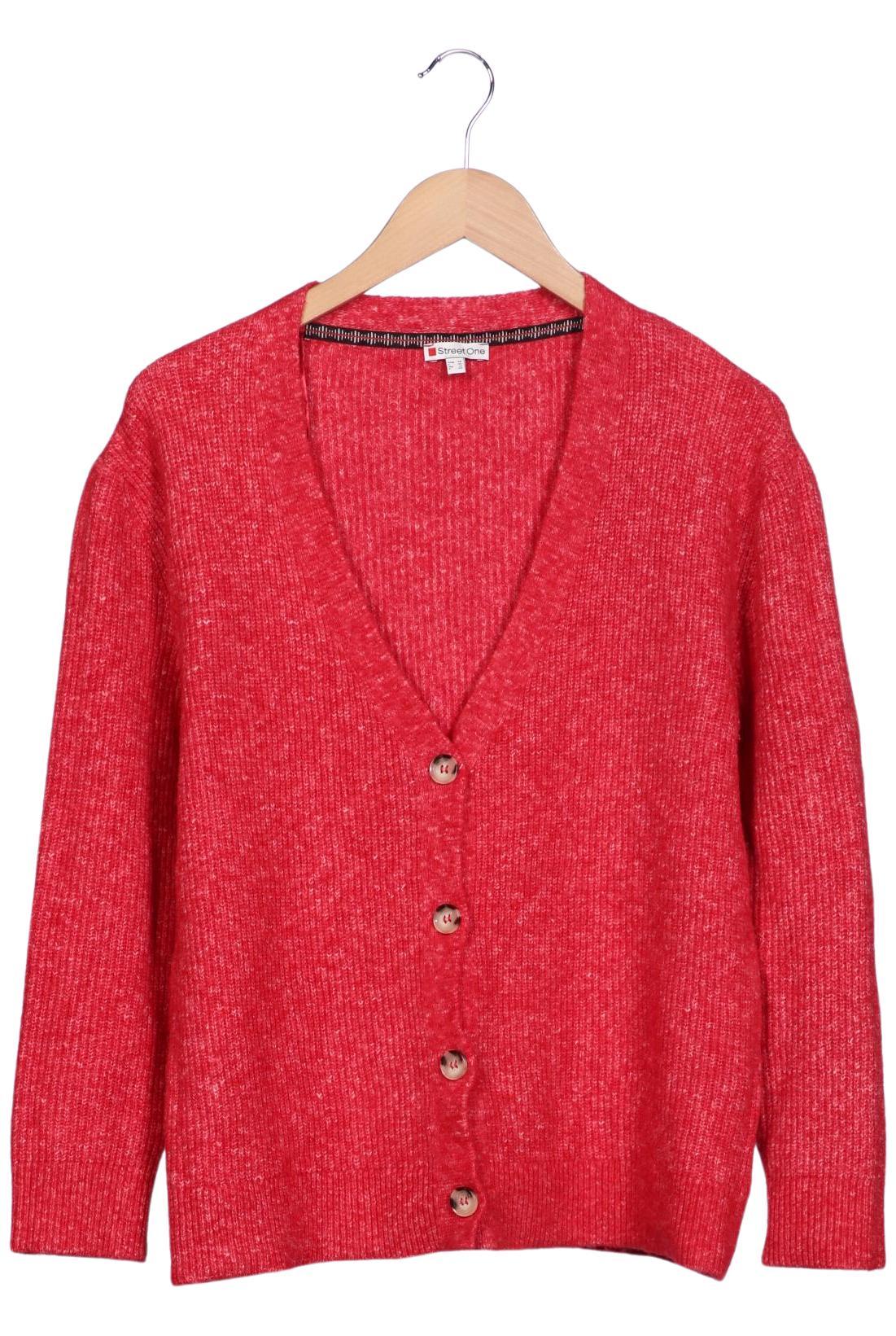 

Street One Damen Strickjacke, rot, Gr. 38