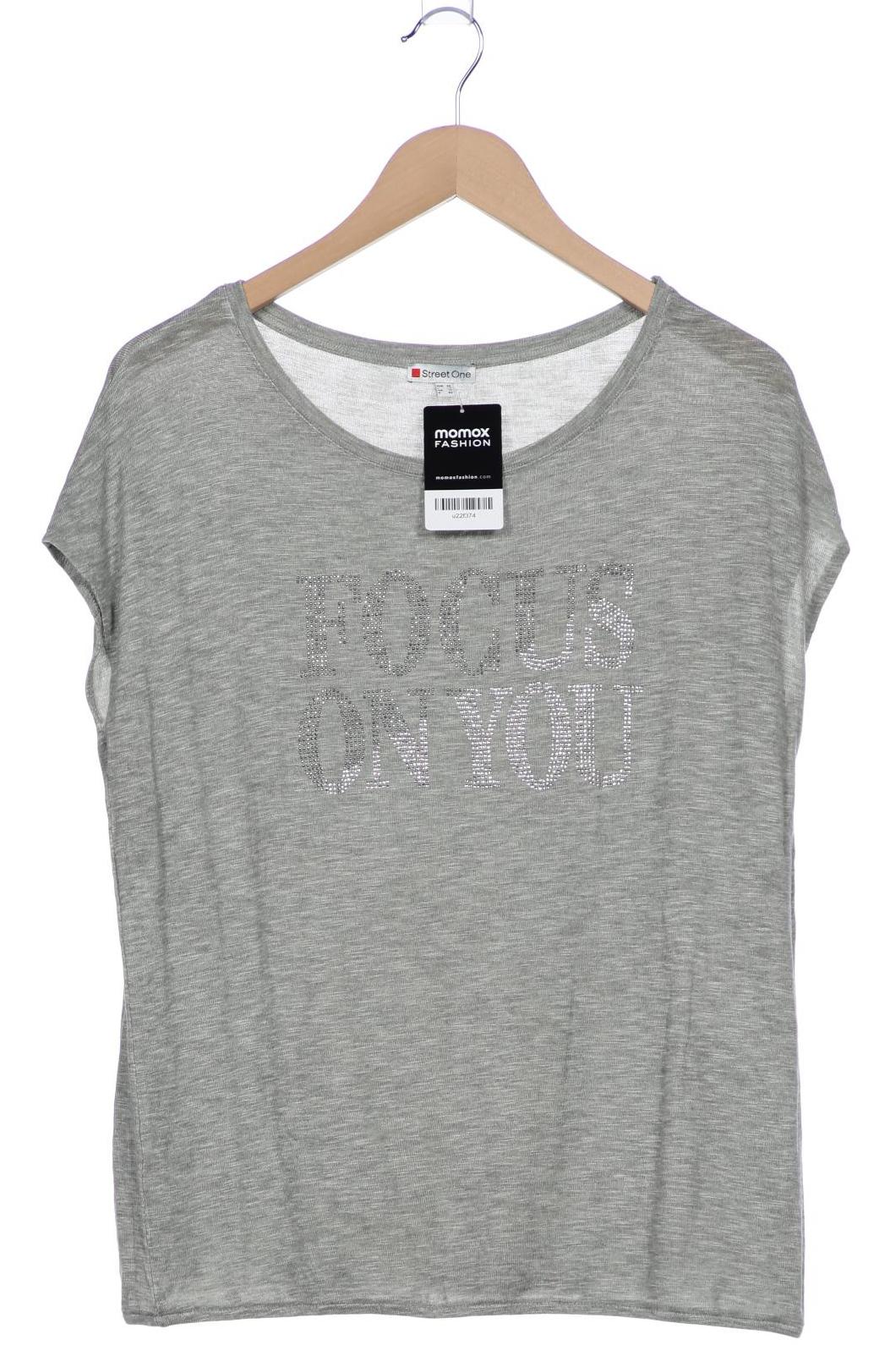 

Street One Damen T-Shirt, grau, Gr. 40