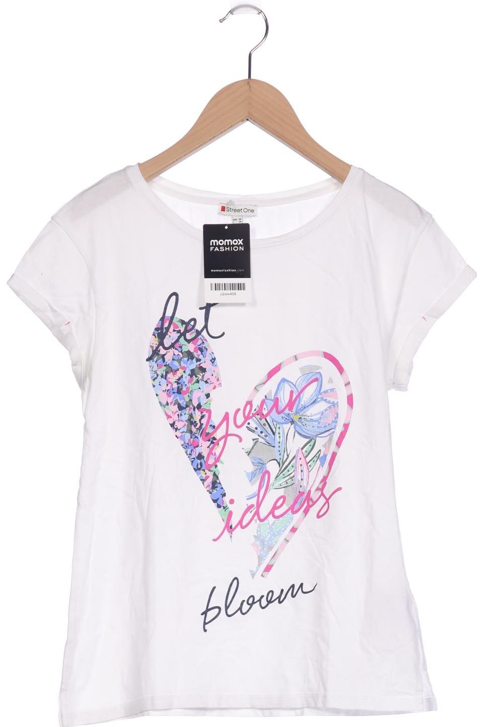 

Street One Damen T-Shirt, weiß, Gr. 34