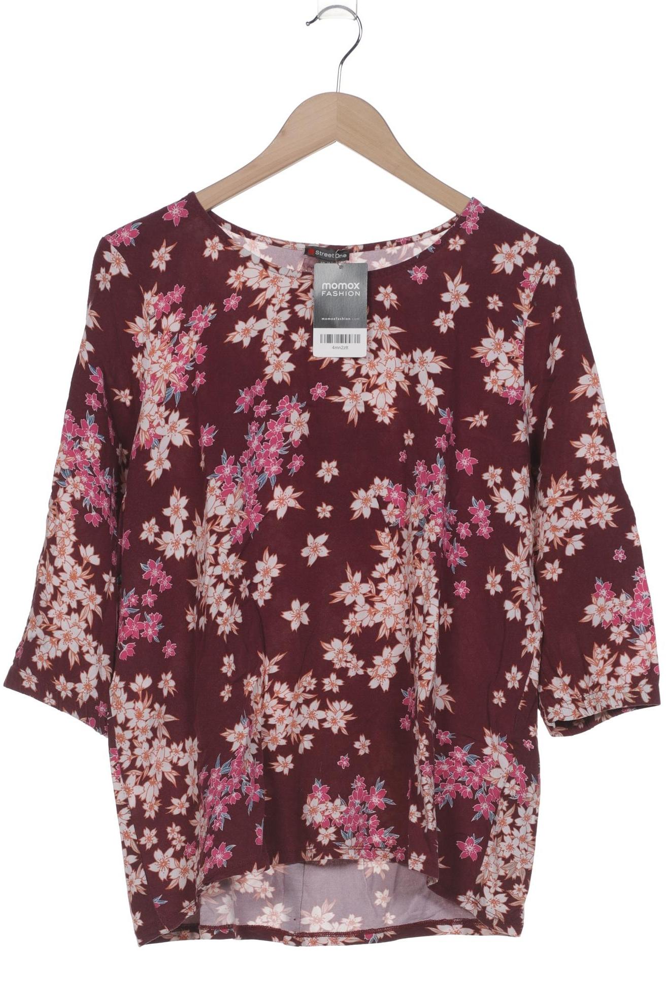 

Street One Damen Langarmshirt, bordeaux, Gr. 44