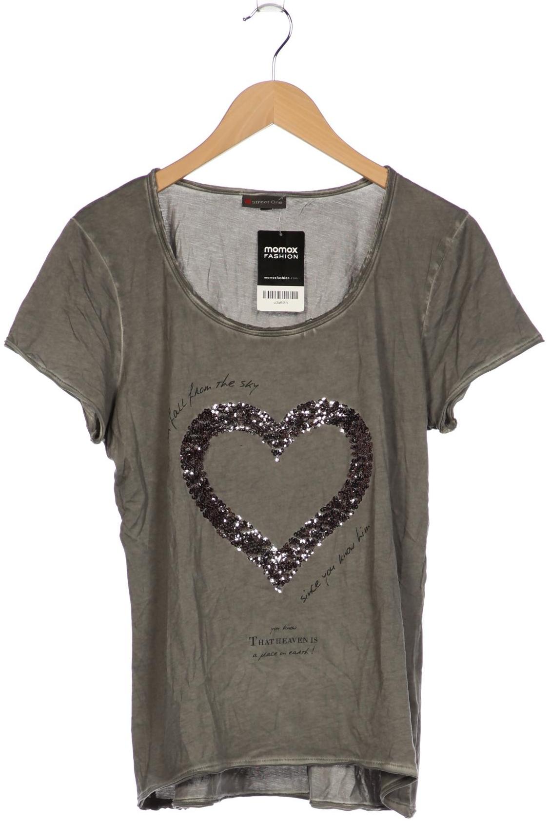 

Street One Damen T-Shirt, grau, Gr. 42