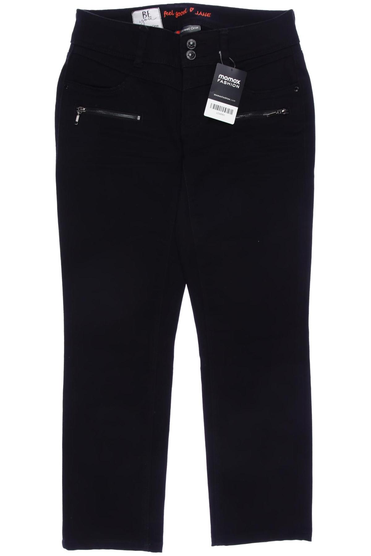 

Street One Damen Jeans, schwarz, Gr. 24
