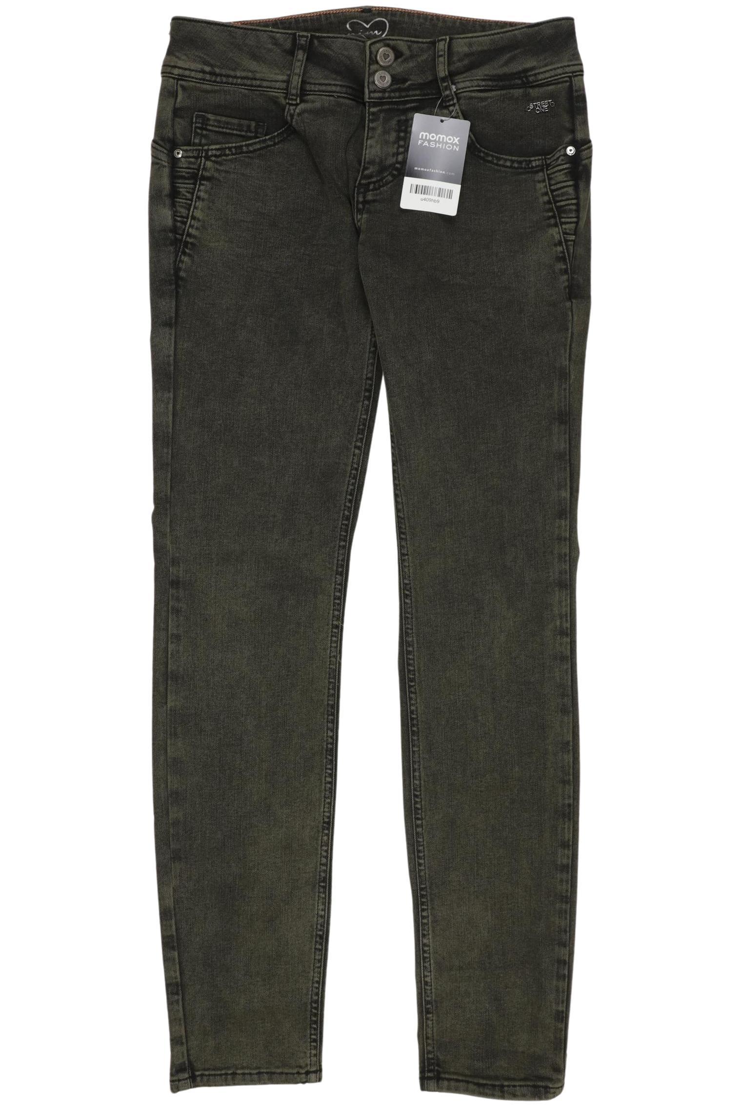 

Street One Damen Jeans, grün, Gr. 26