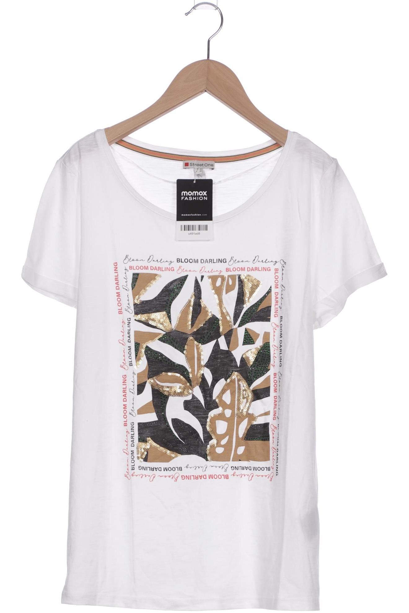 

Street One Damen T-Shirt, weiß, Gr. 40