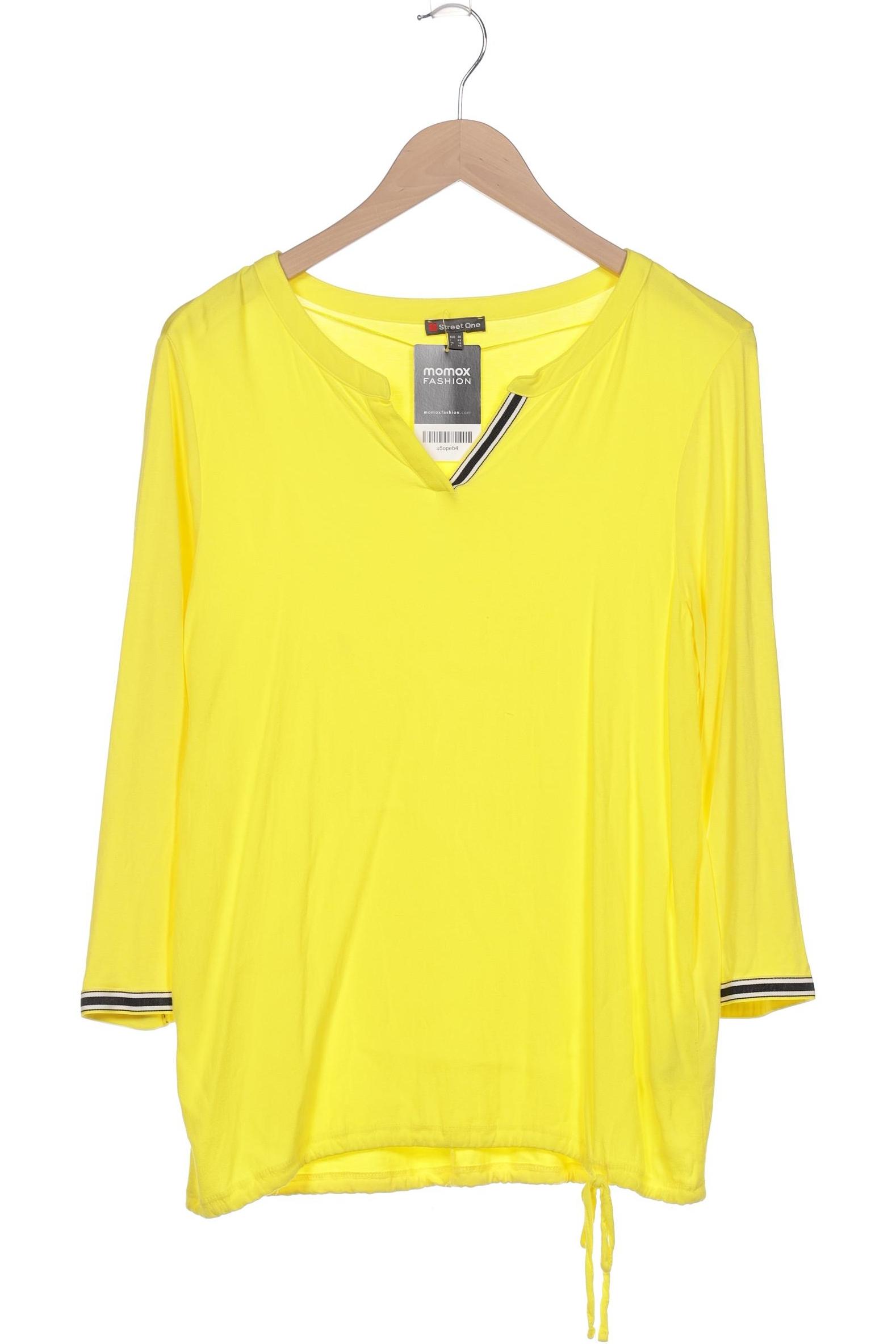 

Street One Damen Langarmshirt, gelb, Gr. 42