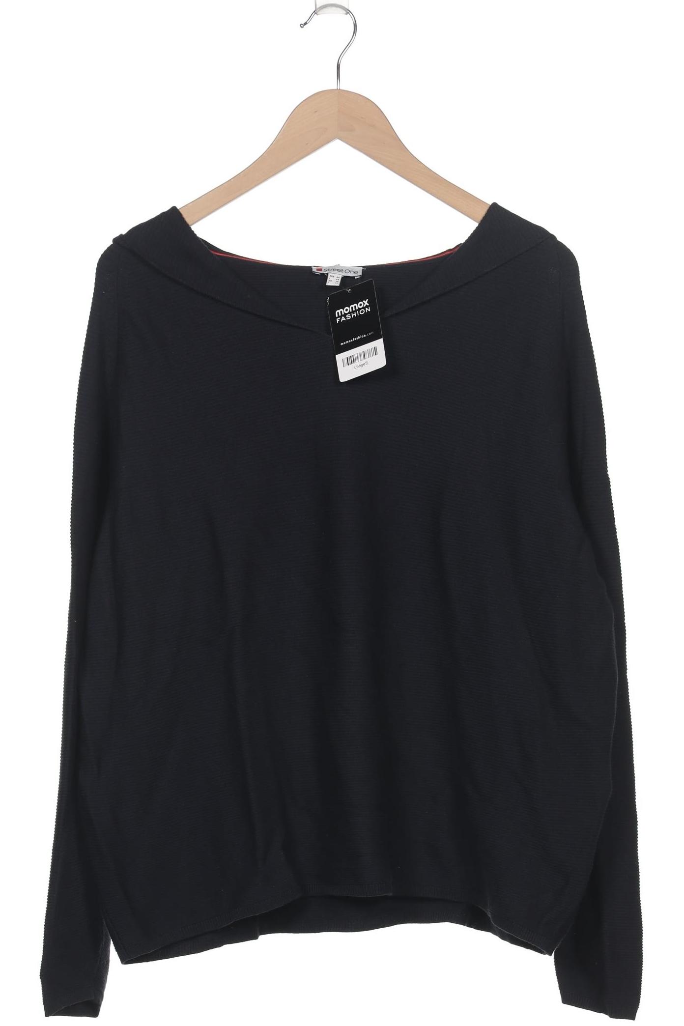 

Street One Damen Kapuzenpullover, marineblau, Gr. 44