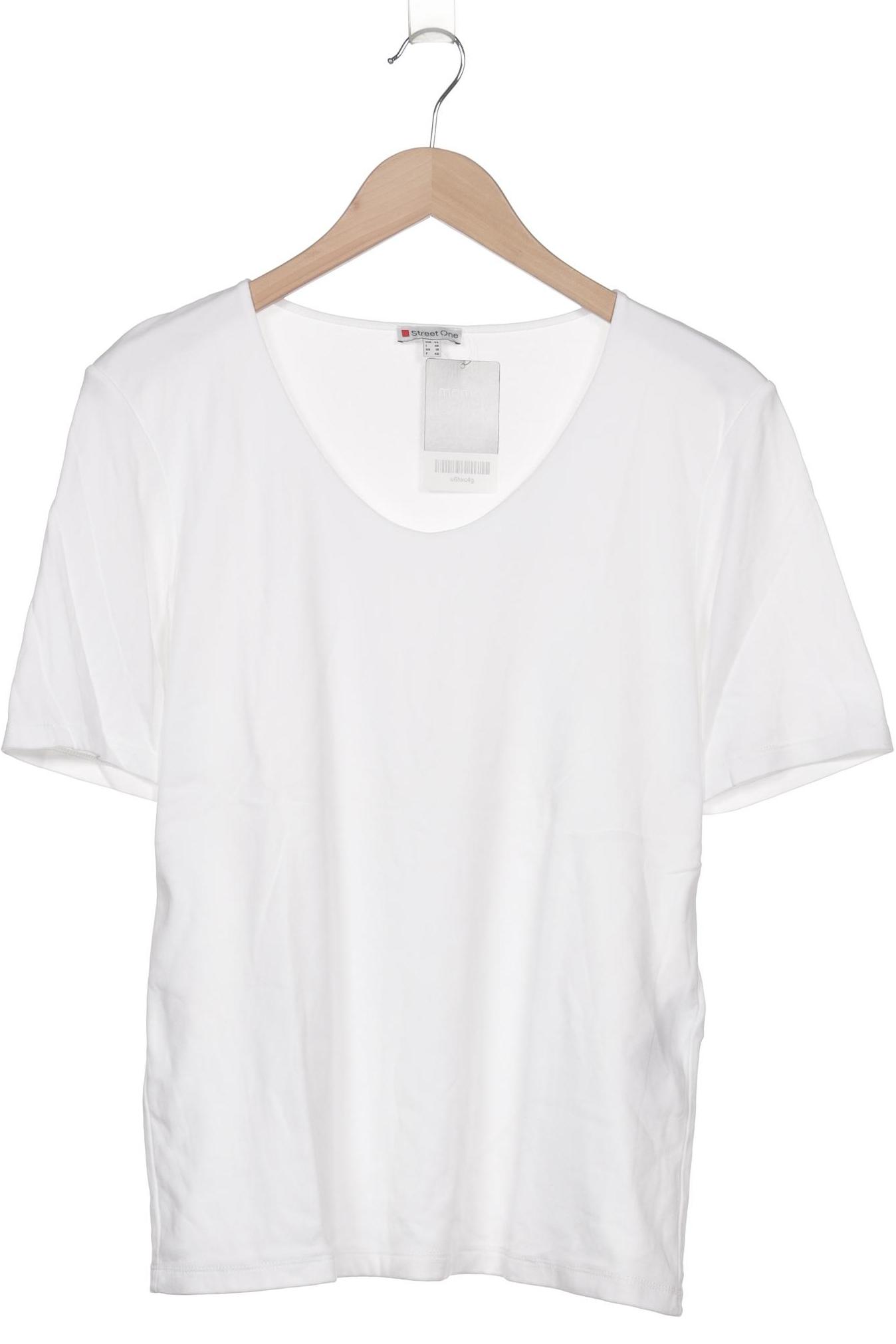 

Street One Damen T-Shirt, weiß, Gr. 44