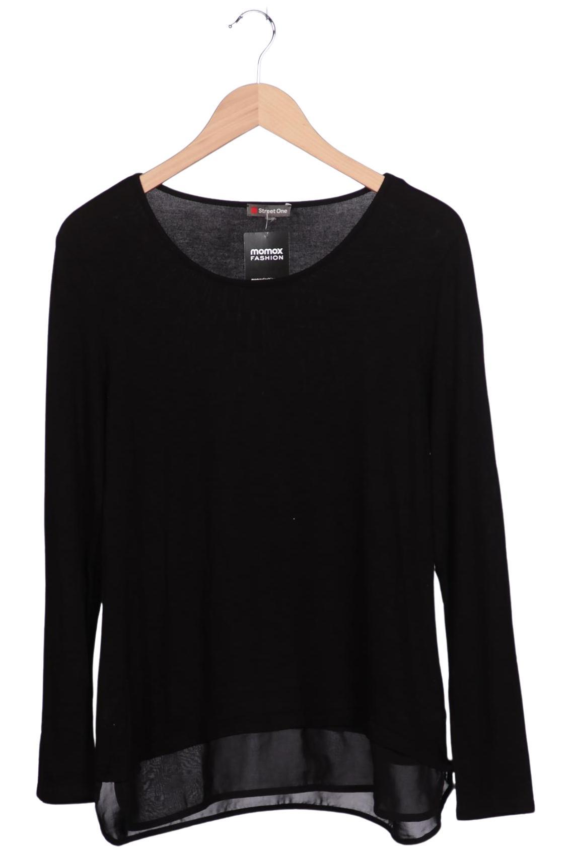 

Street One Damen Langarmshirt, schwarz, Gr. 44
