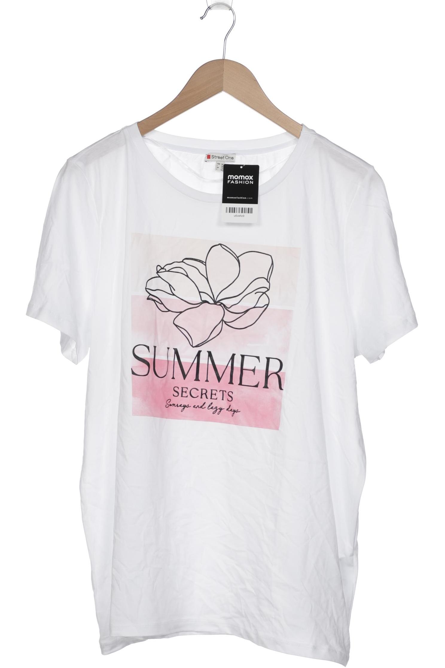 

Street One Damen T-Shirt, weiß, Gr. 46