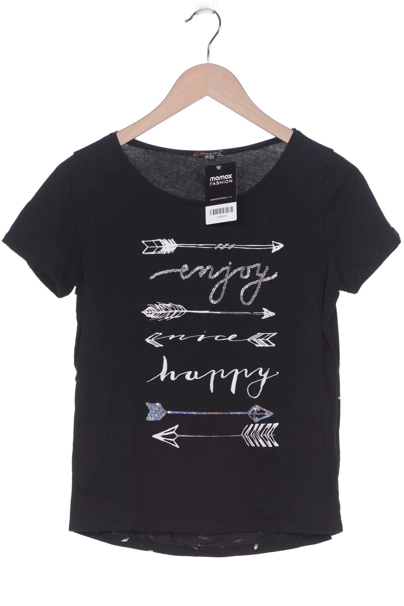 

Street One Damen T-Shirt, schwarz, Gr. 36