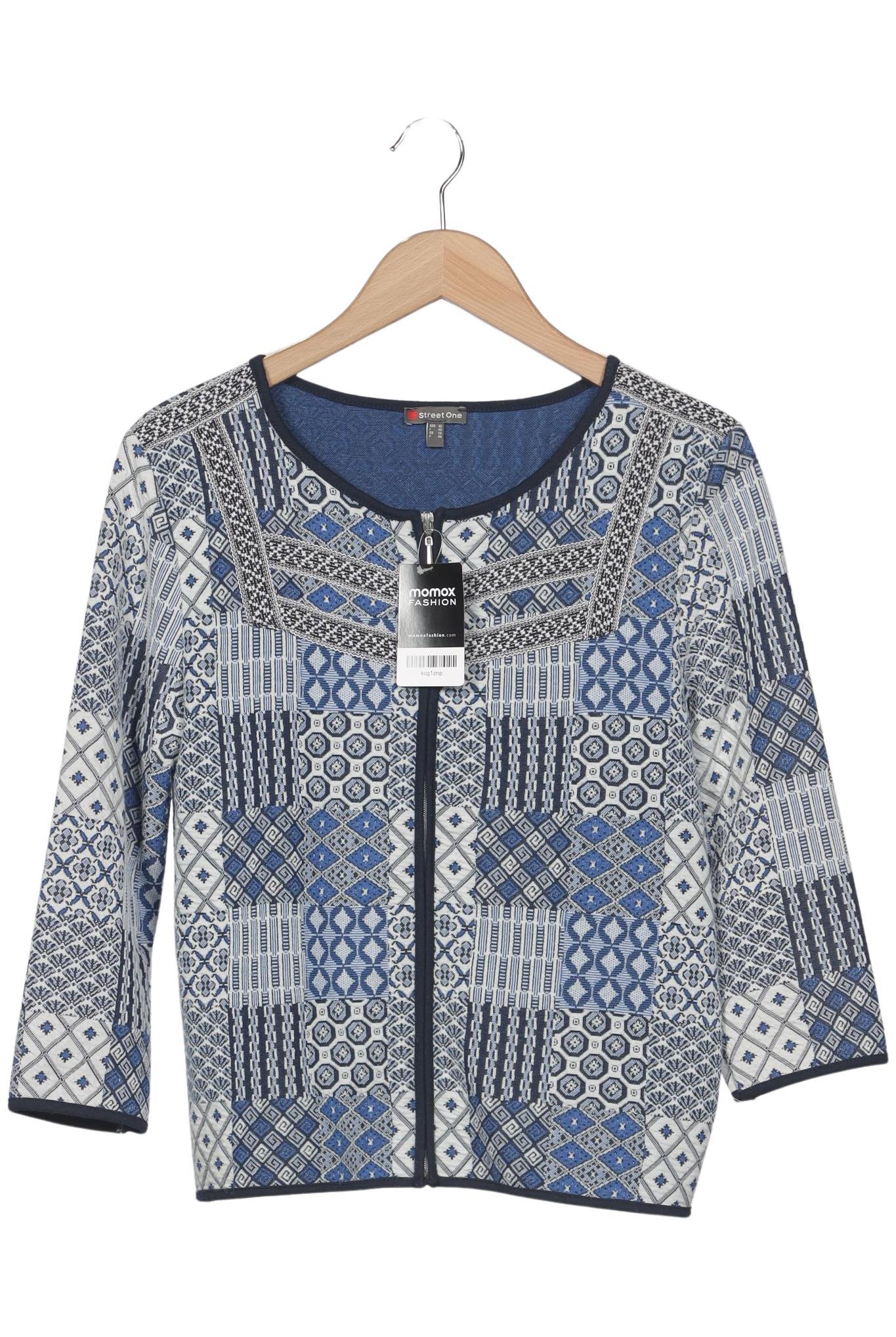 

Street One Damen Strickjacke, mehrfarbig, Gr. 42