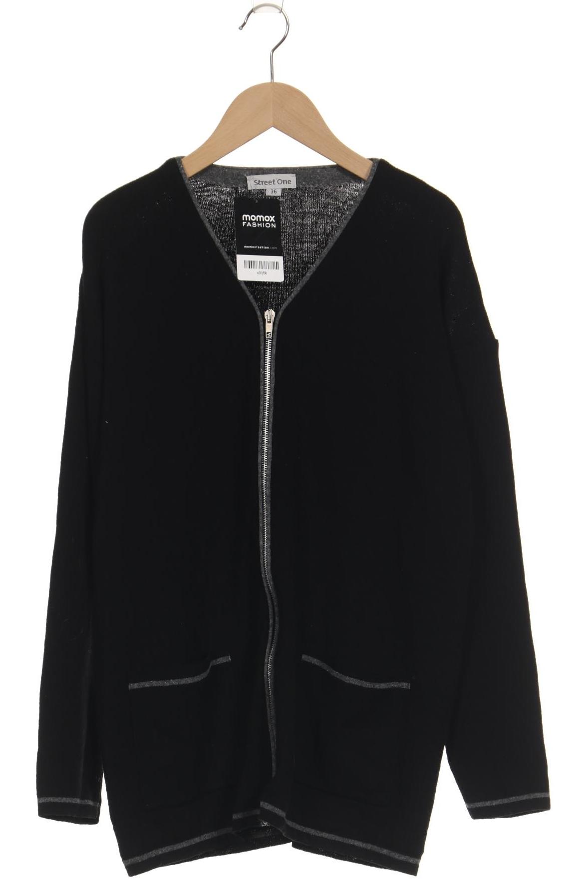 

Street One Damen Strickjacke, schwarz, Gr. 36